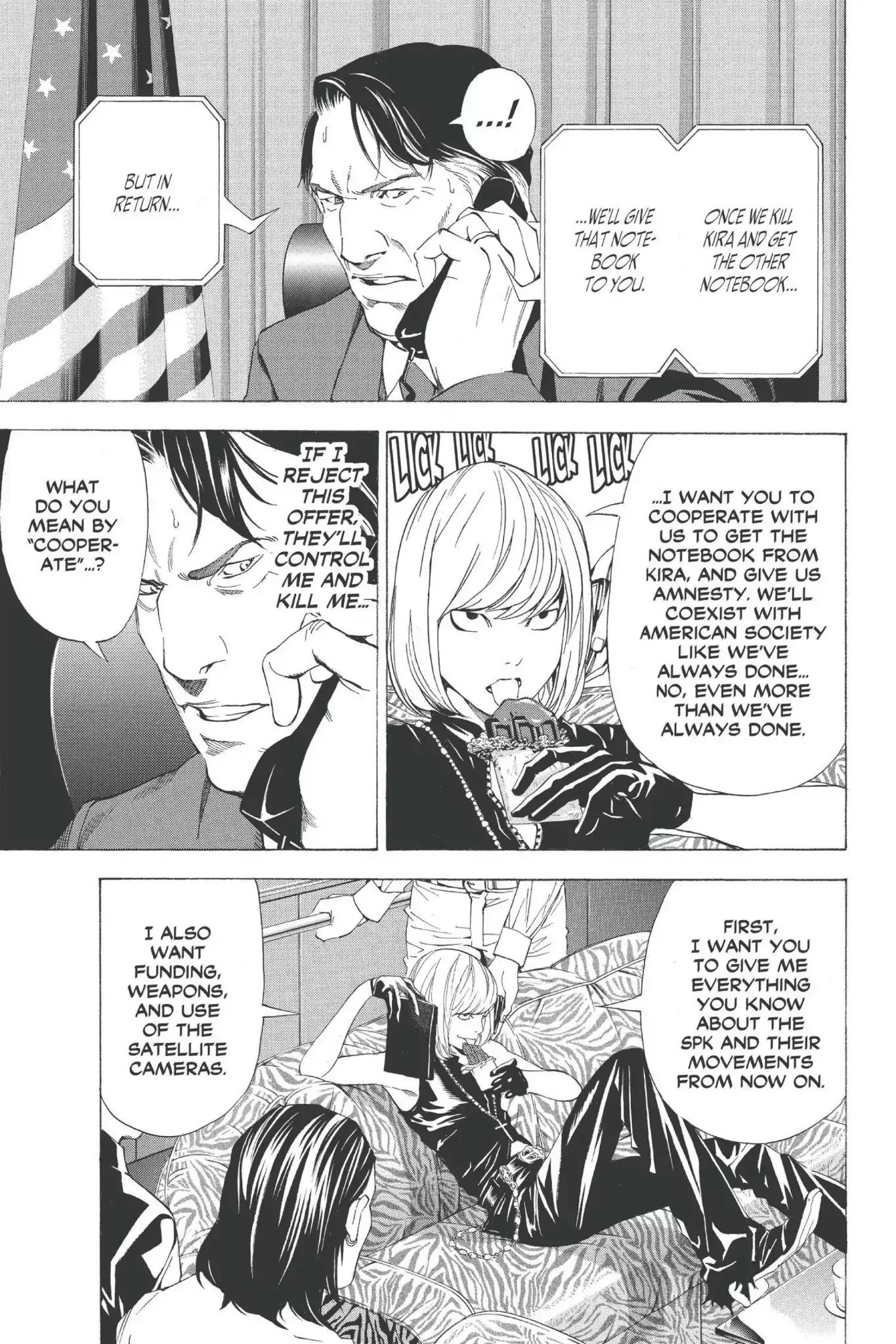 Death Note manga, chapter 68, page 3 of 20