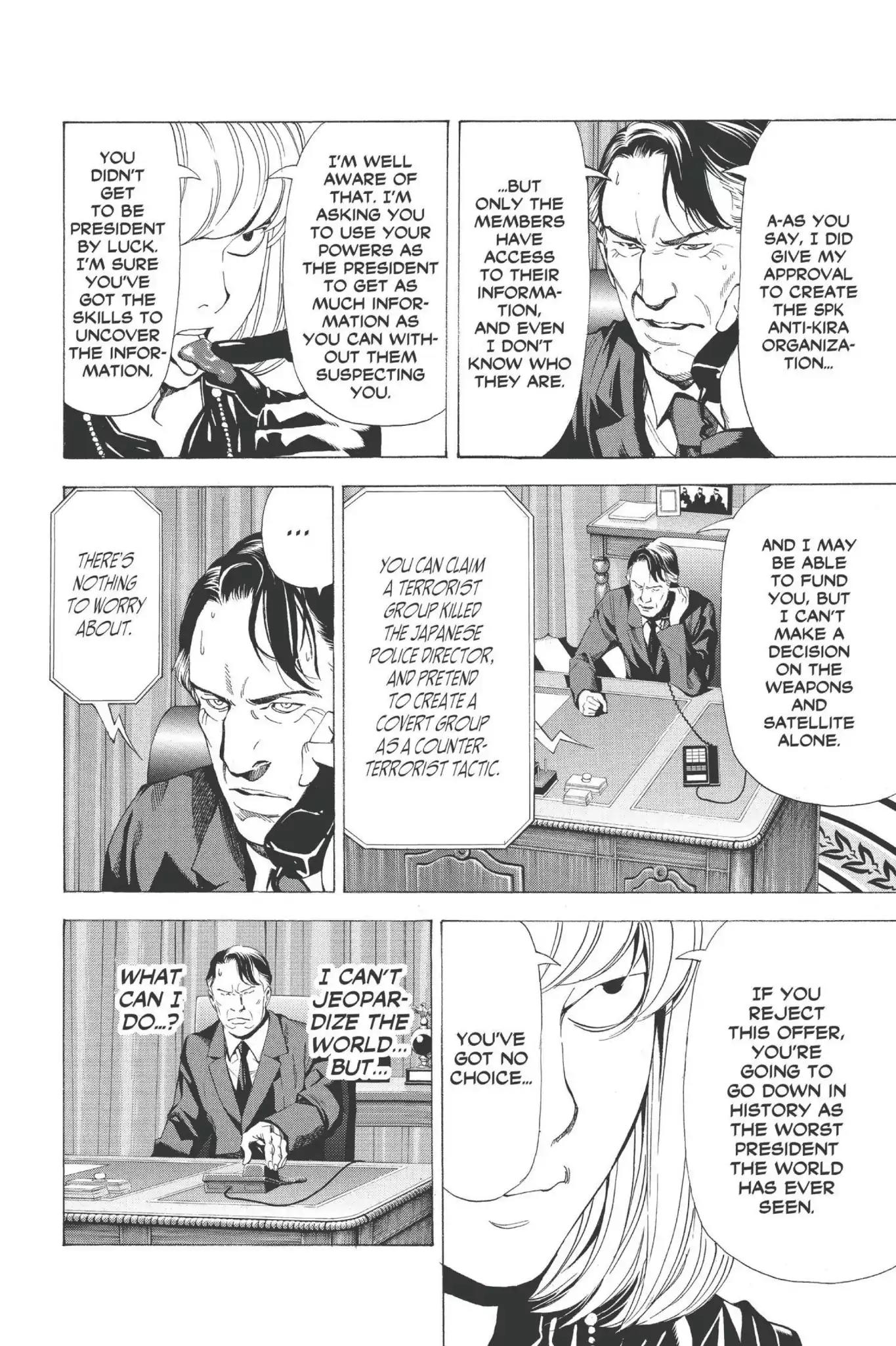 Death Note manga, chapter 68, page 4 of 20