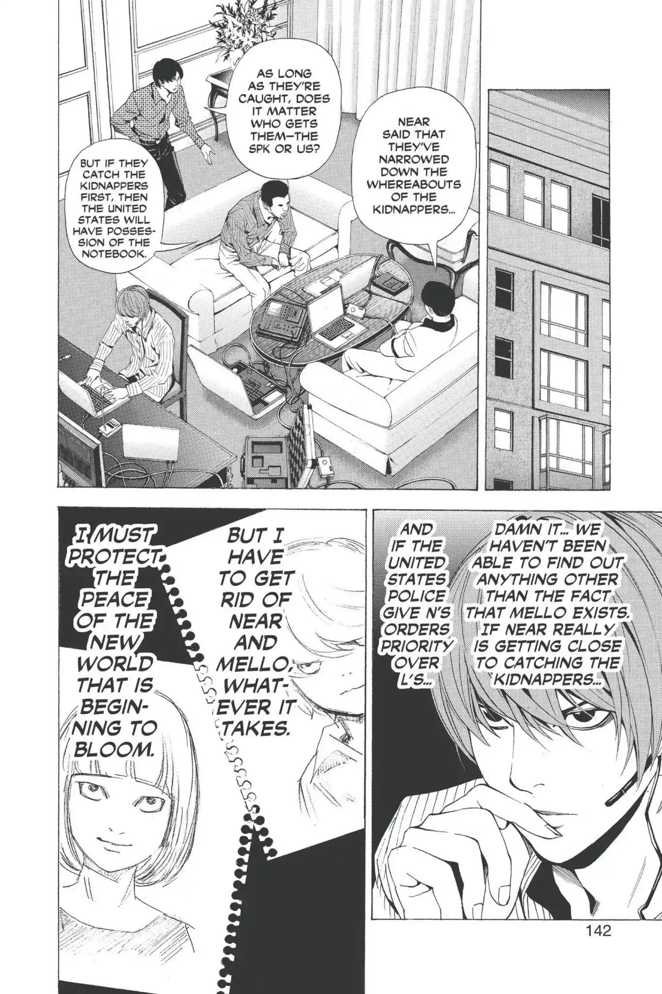 Death Note manga, chapter 68, page 6 of 20