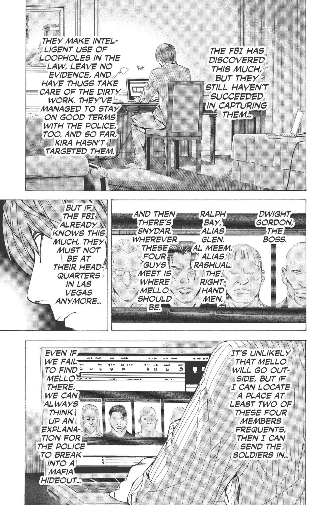 Death Note manga, chapter 69, page 3 of 22