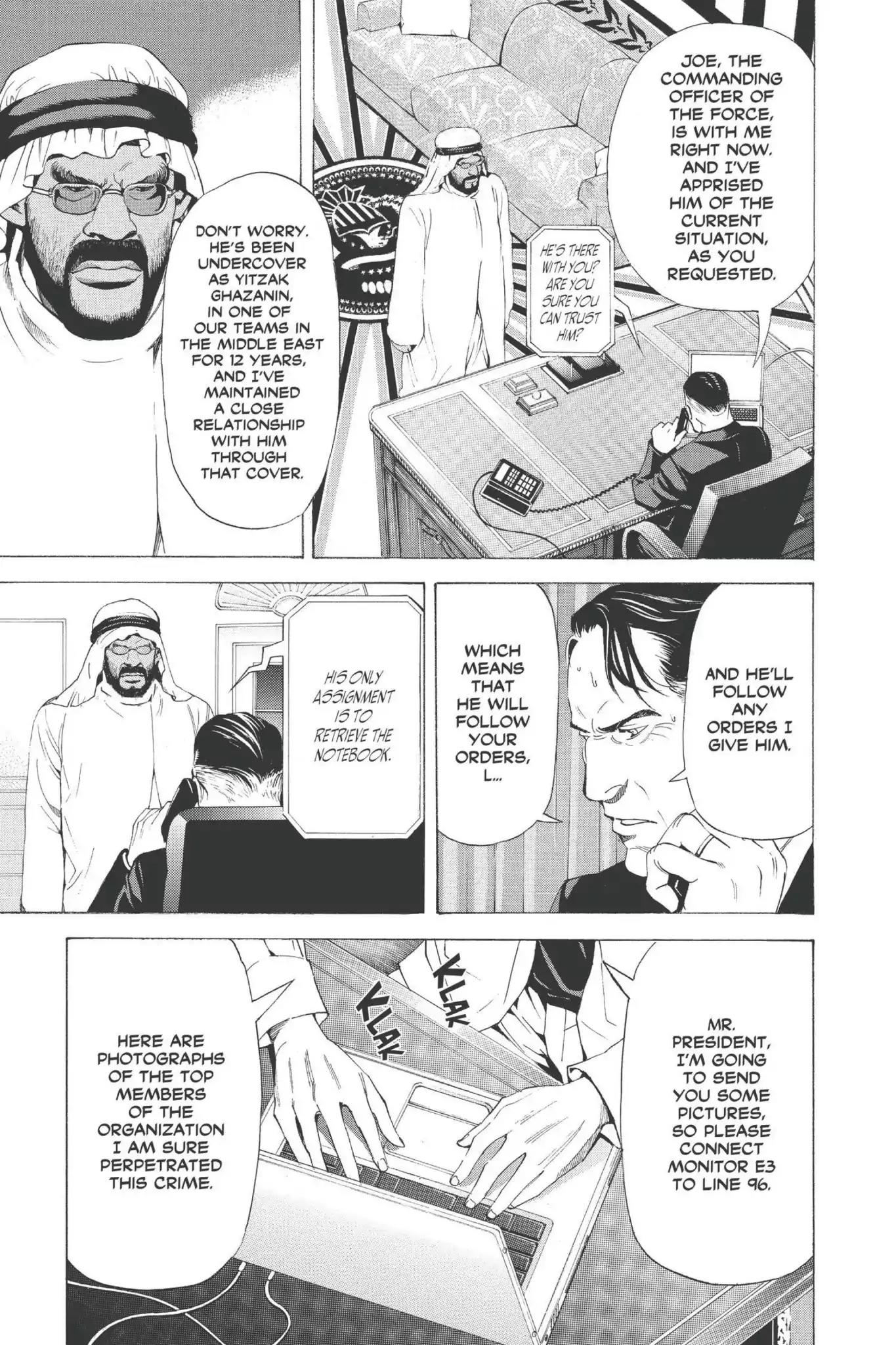Death Note manga, chapter 69, page 5 of 22