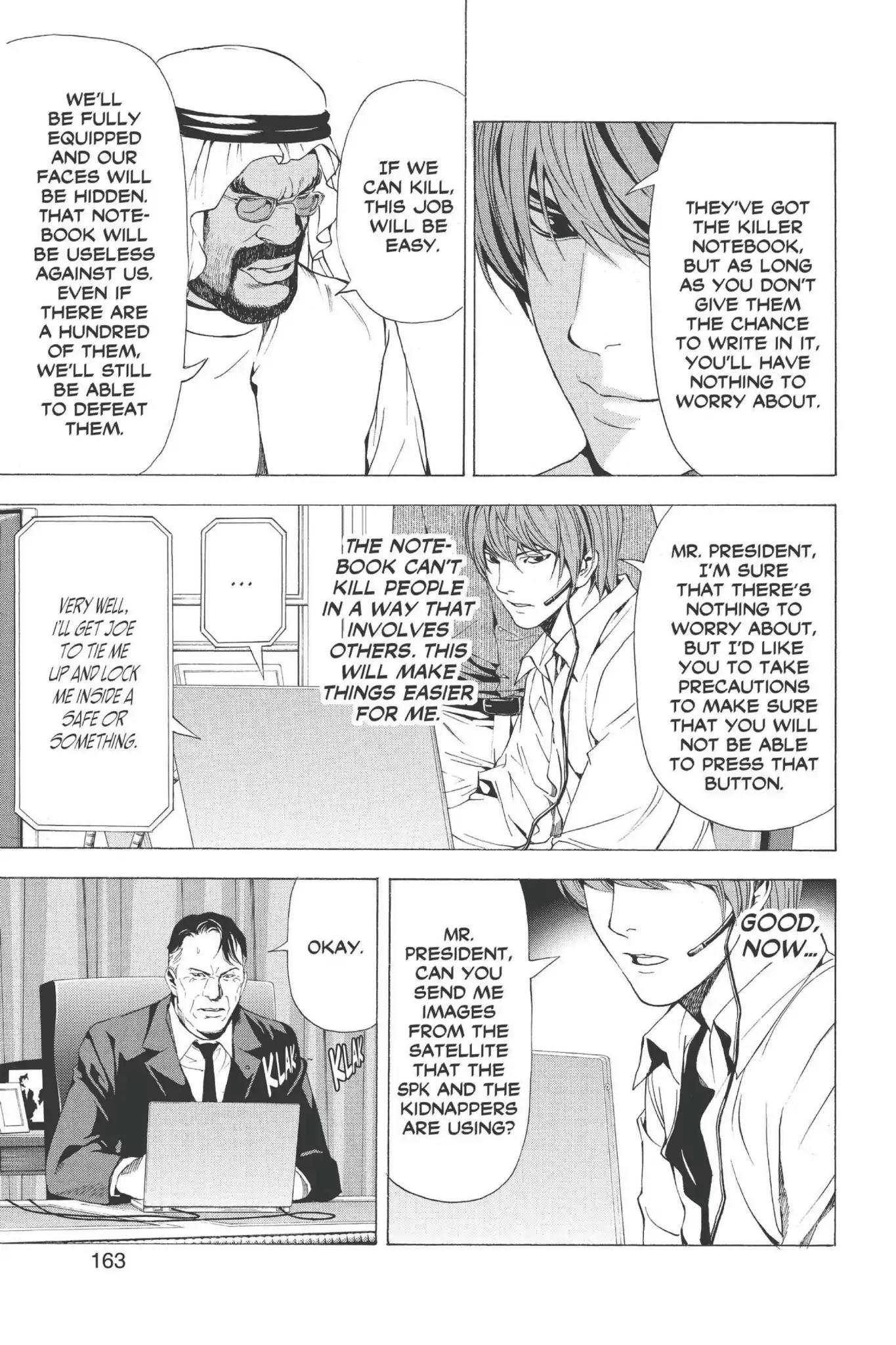 Death Note manga, chapter 69, page 7 of 22