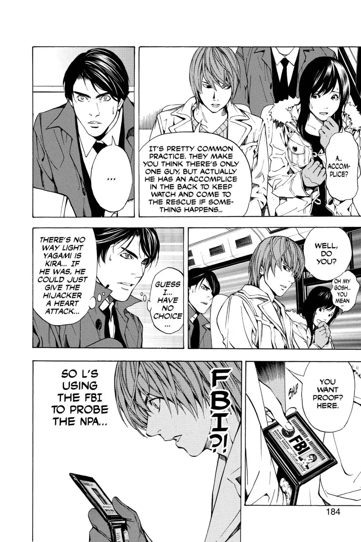 Death Note manga, chapter 7, page 10 of 22