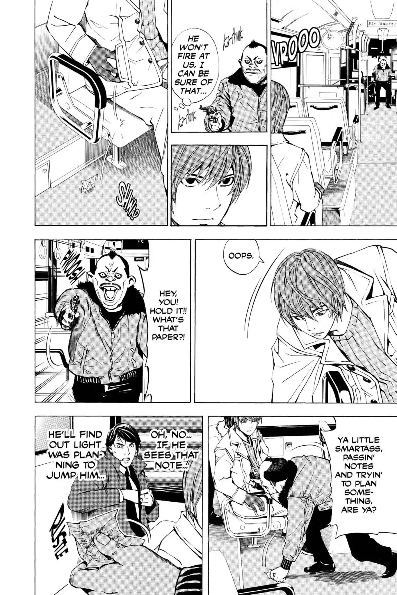 Death Note manga, chapter 7, page 12 of 22