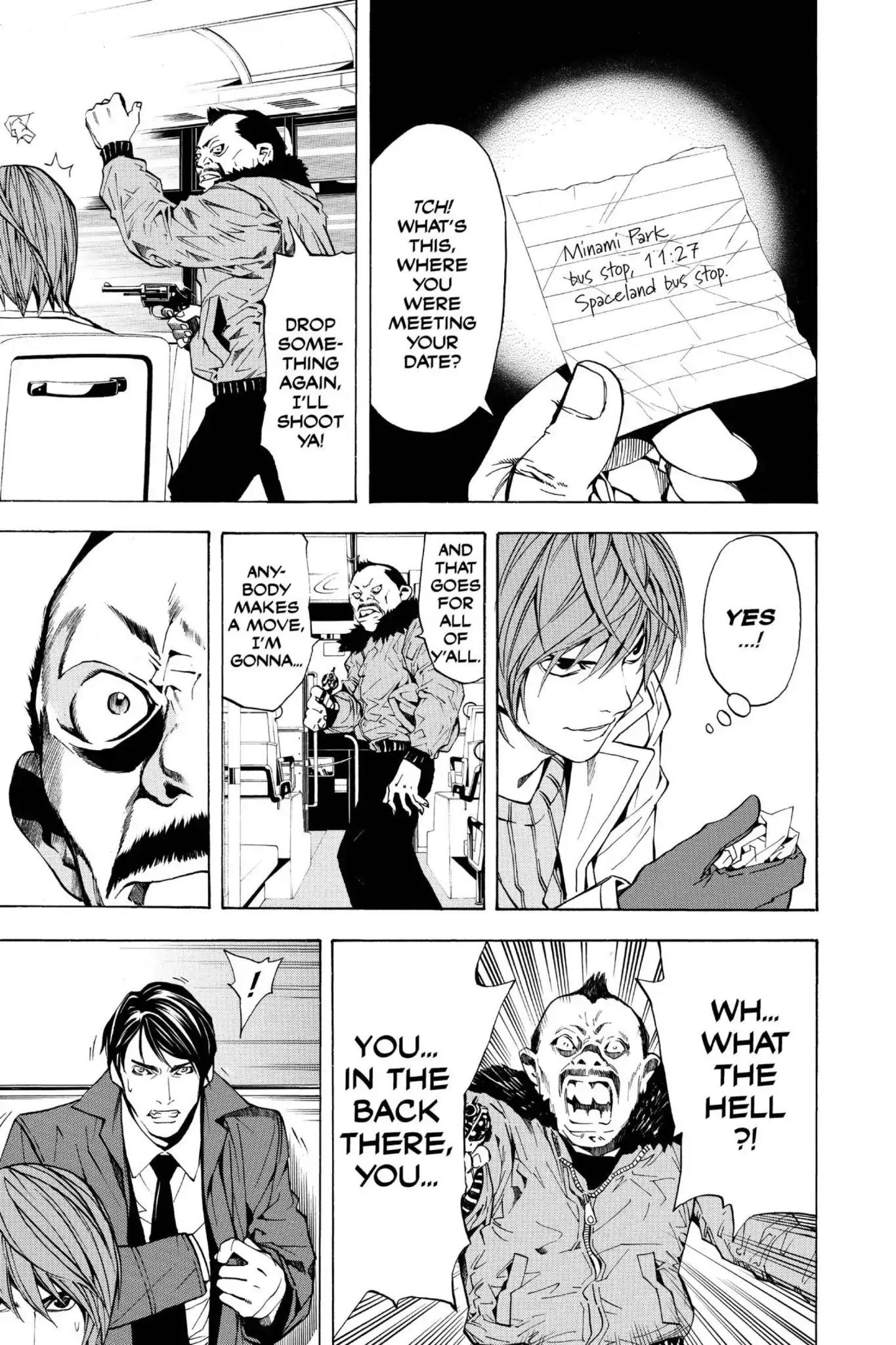 Death Note manga, chapter 7, page 13 of 22