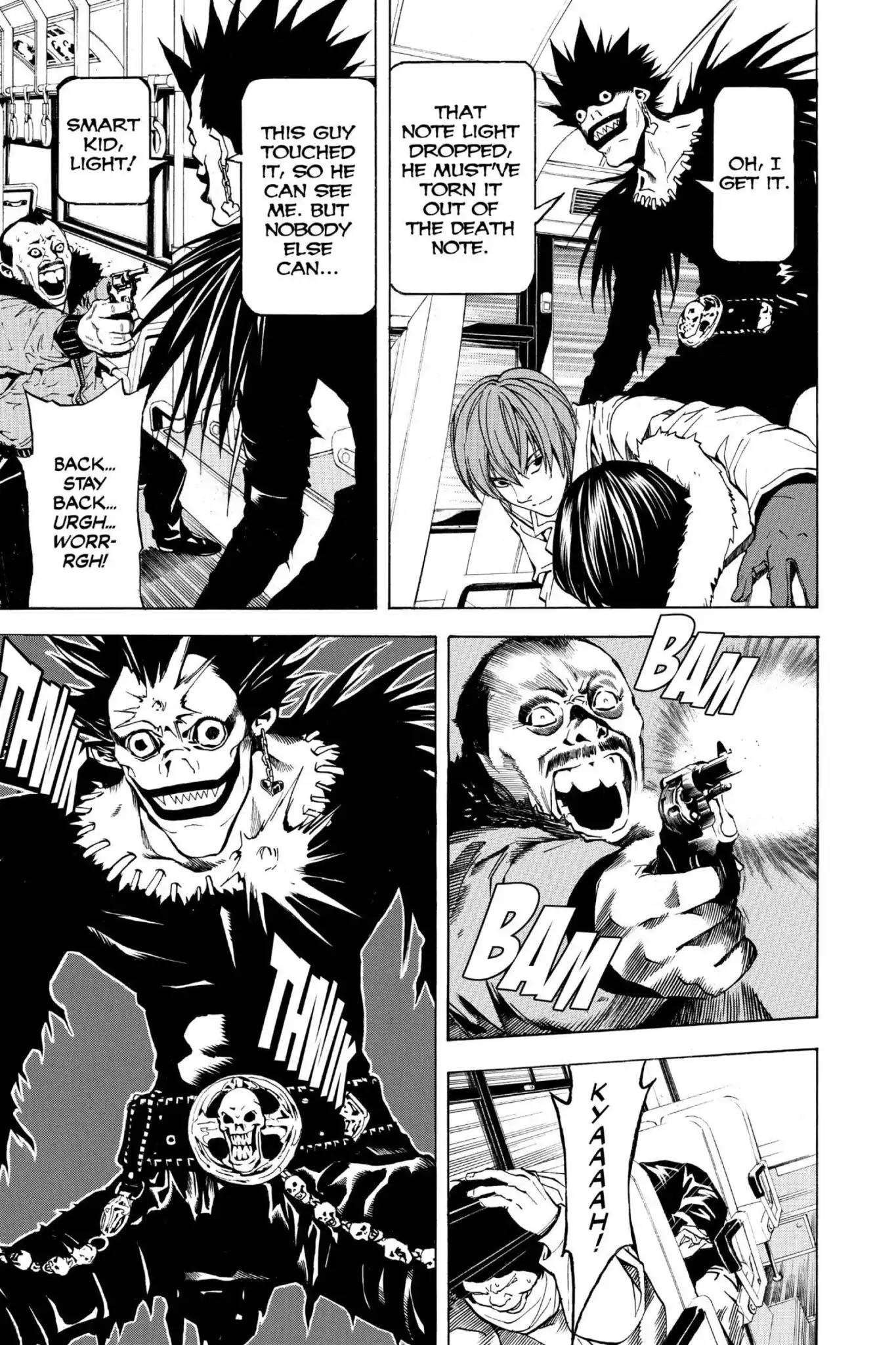 Death Note manga, chapter 7, page 15 of 22