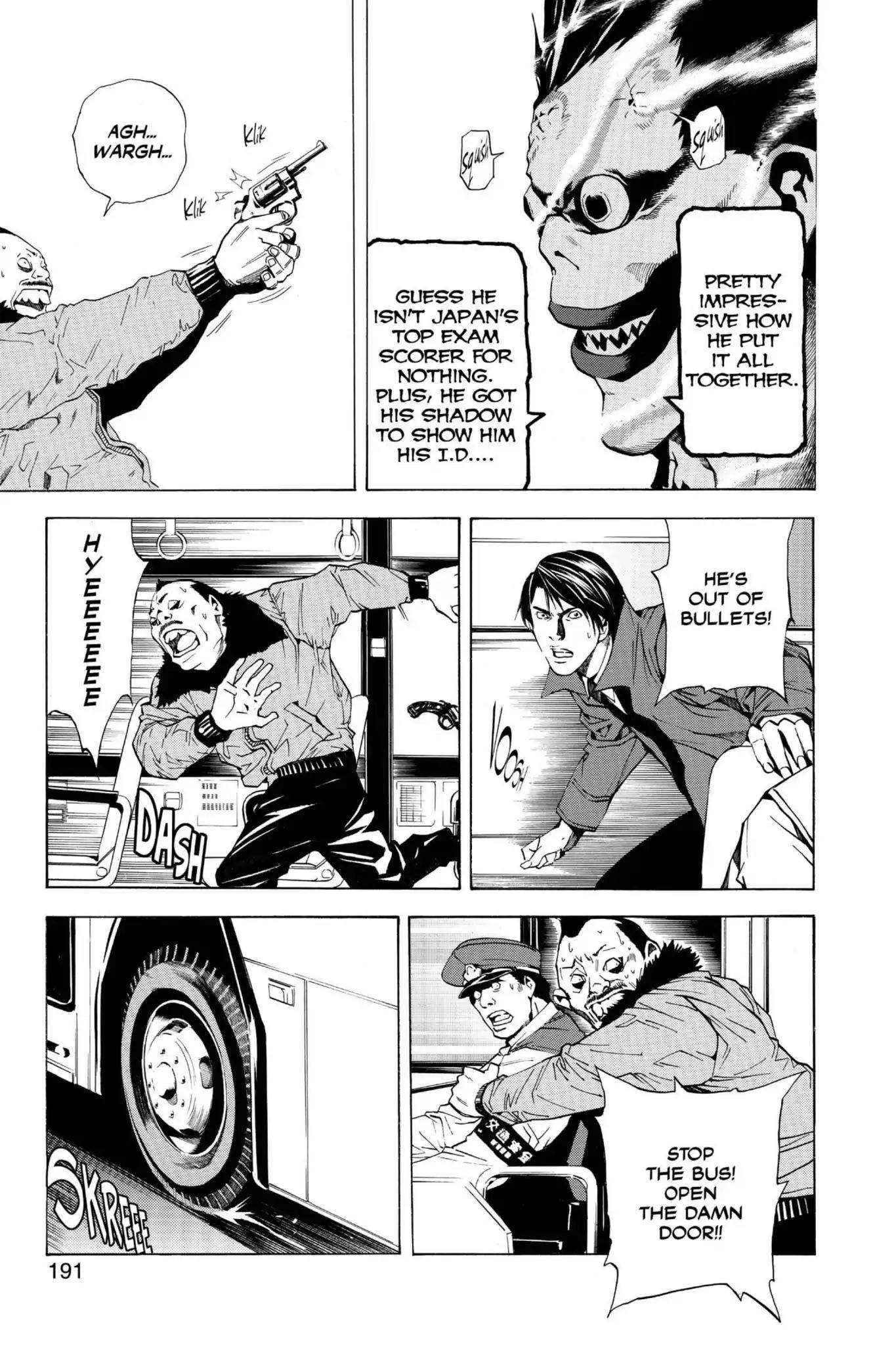 Death Note manga, chapter 7, page 17 of 22
