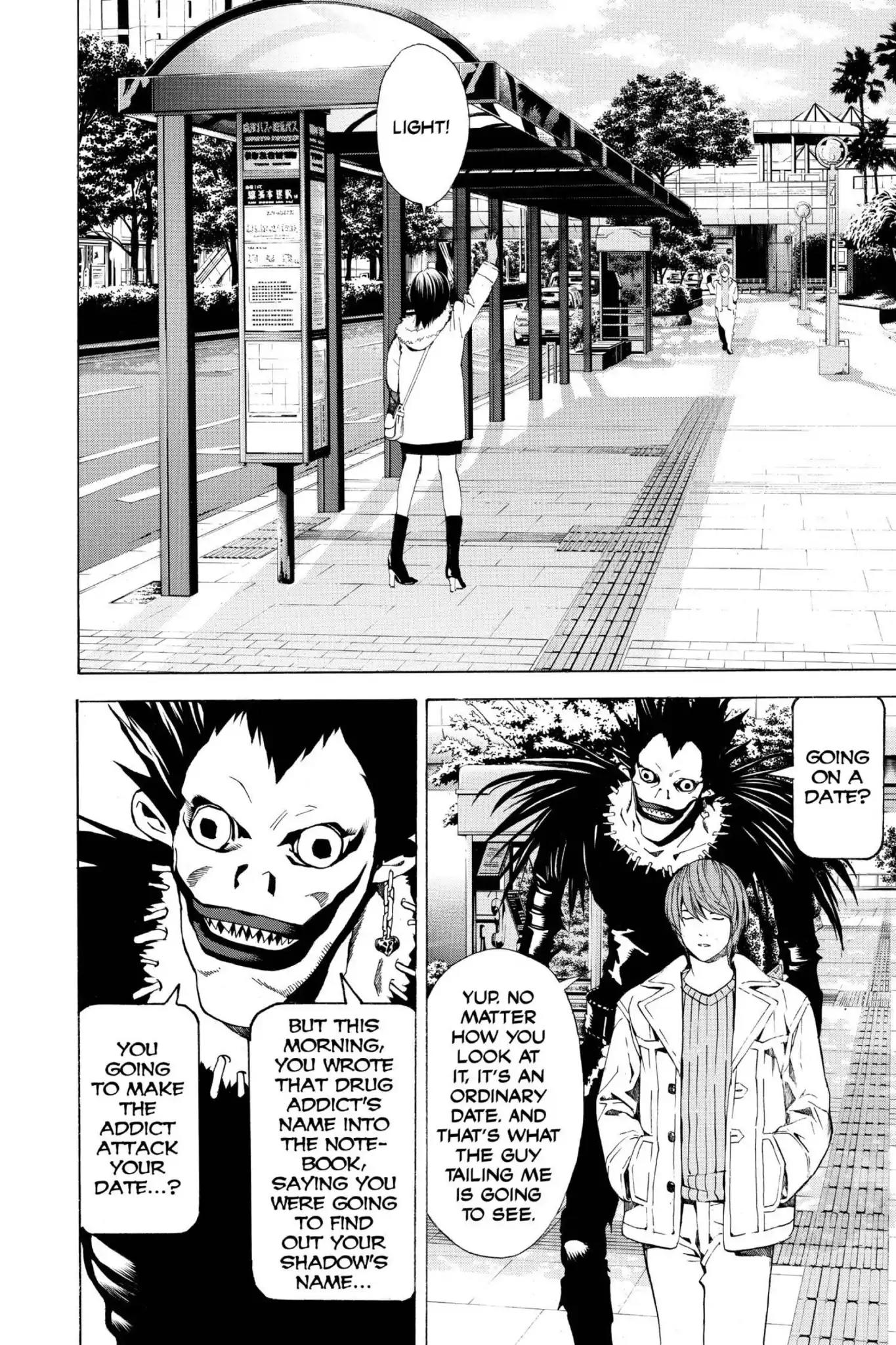 Death Note manga, chapter 7, page 2 of 22