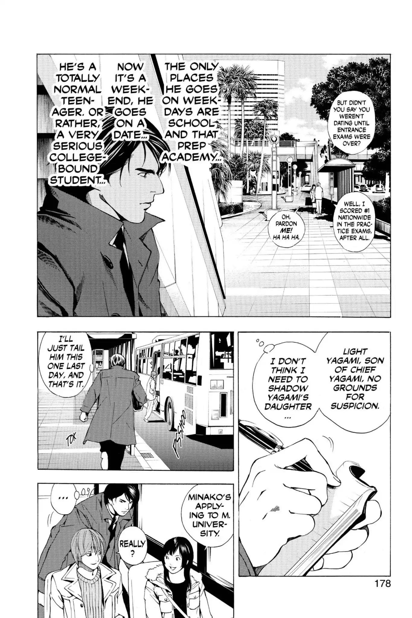 Death Note manga, chapter 7, page 4 of 22