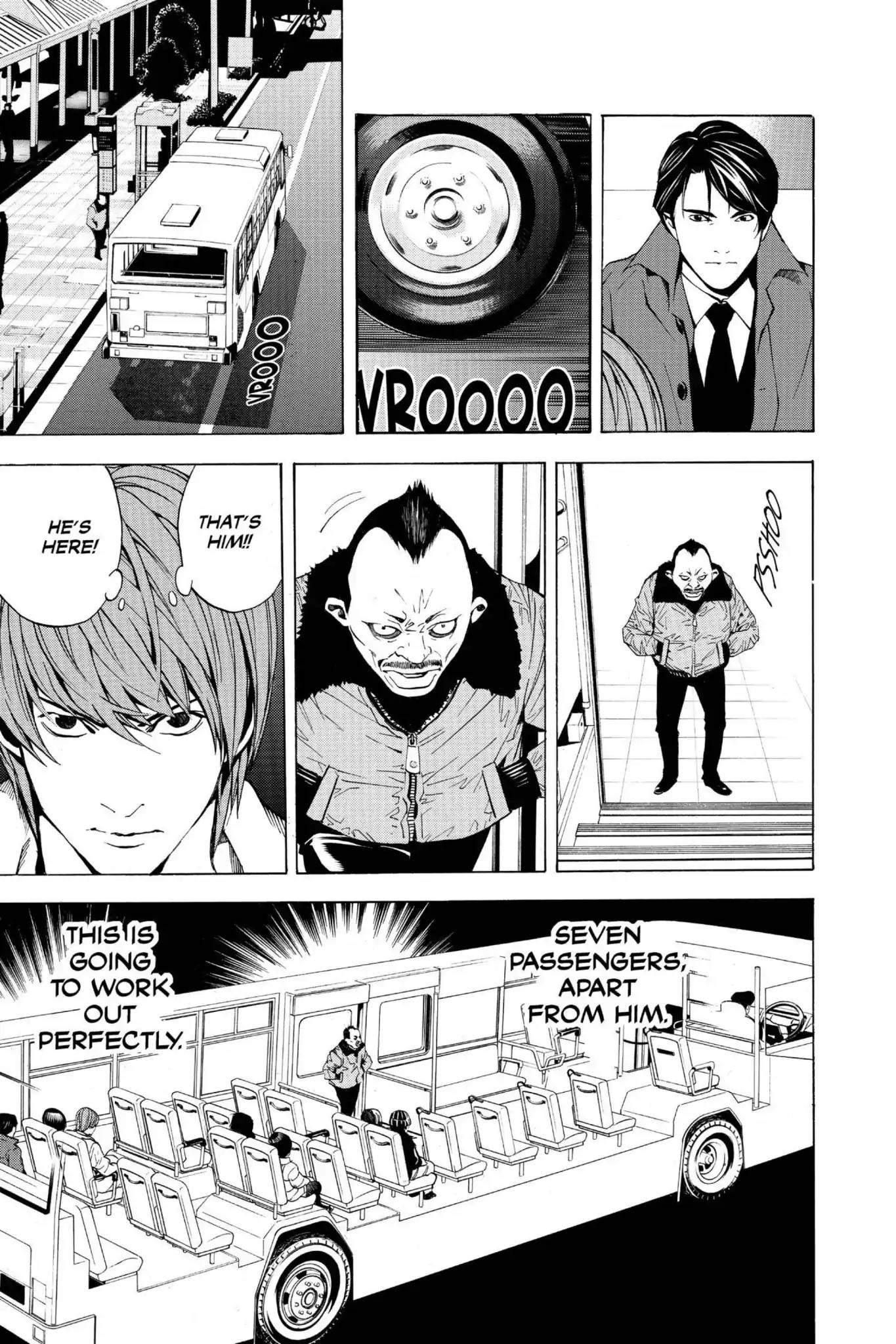 Death Note manga, chapter 7, page 5 of 22