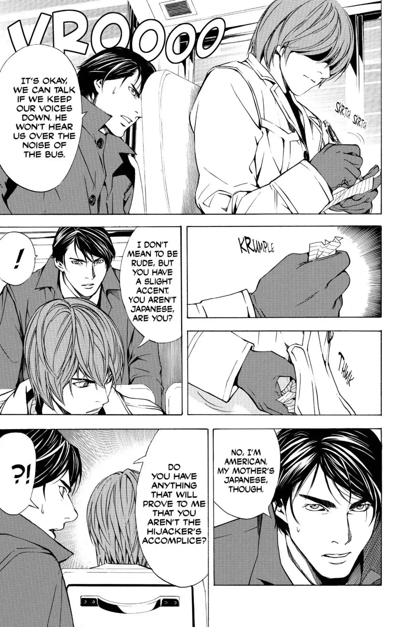 Death Note manga, chapter 7, page 9 of 22
