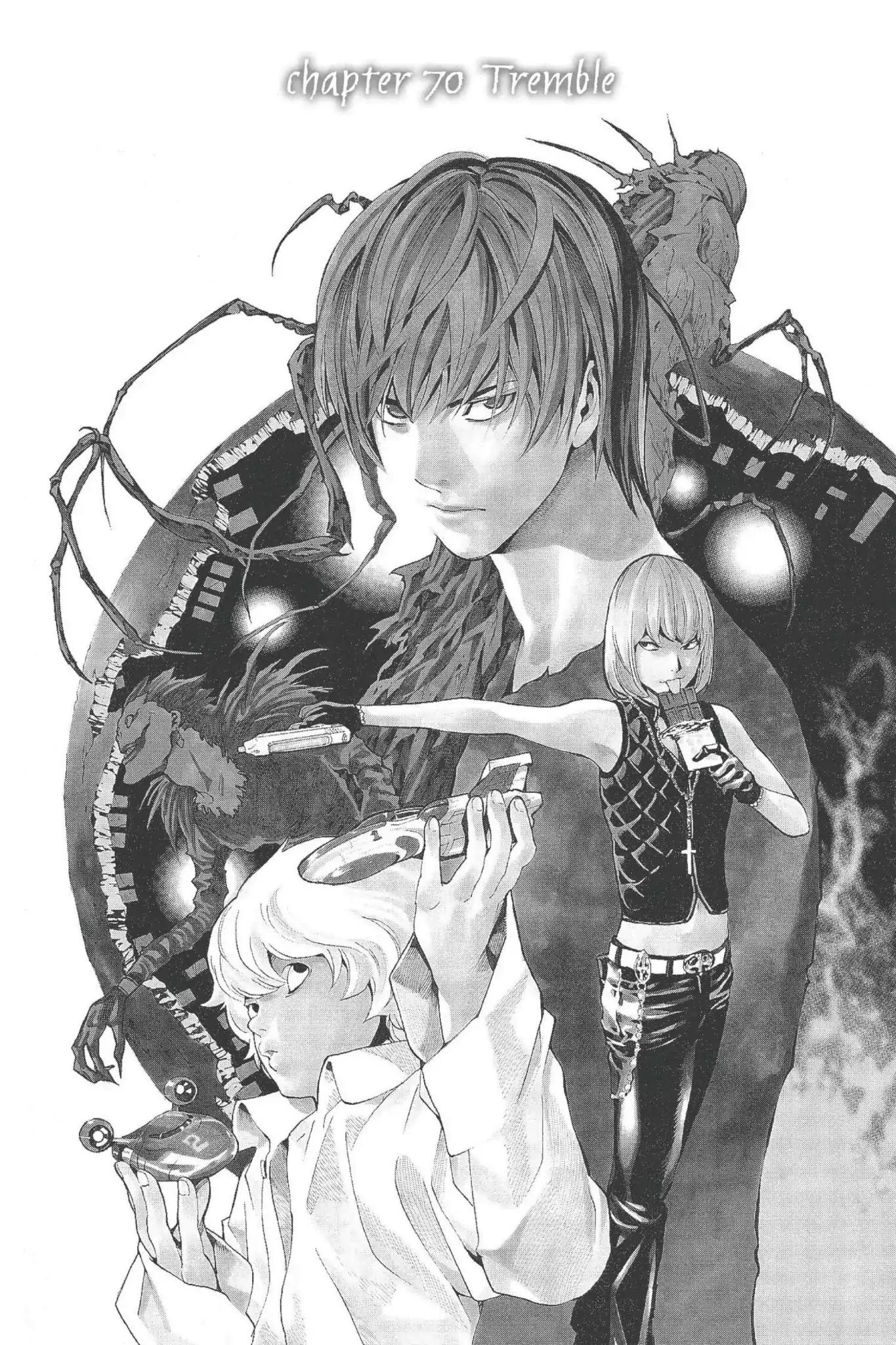 Death Note manga, chapter 70, page 1 of 24