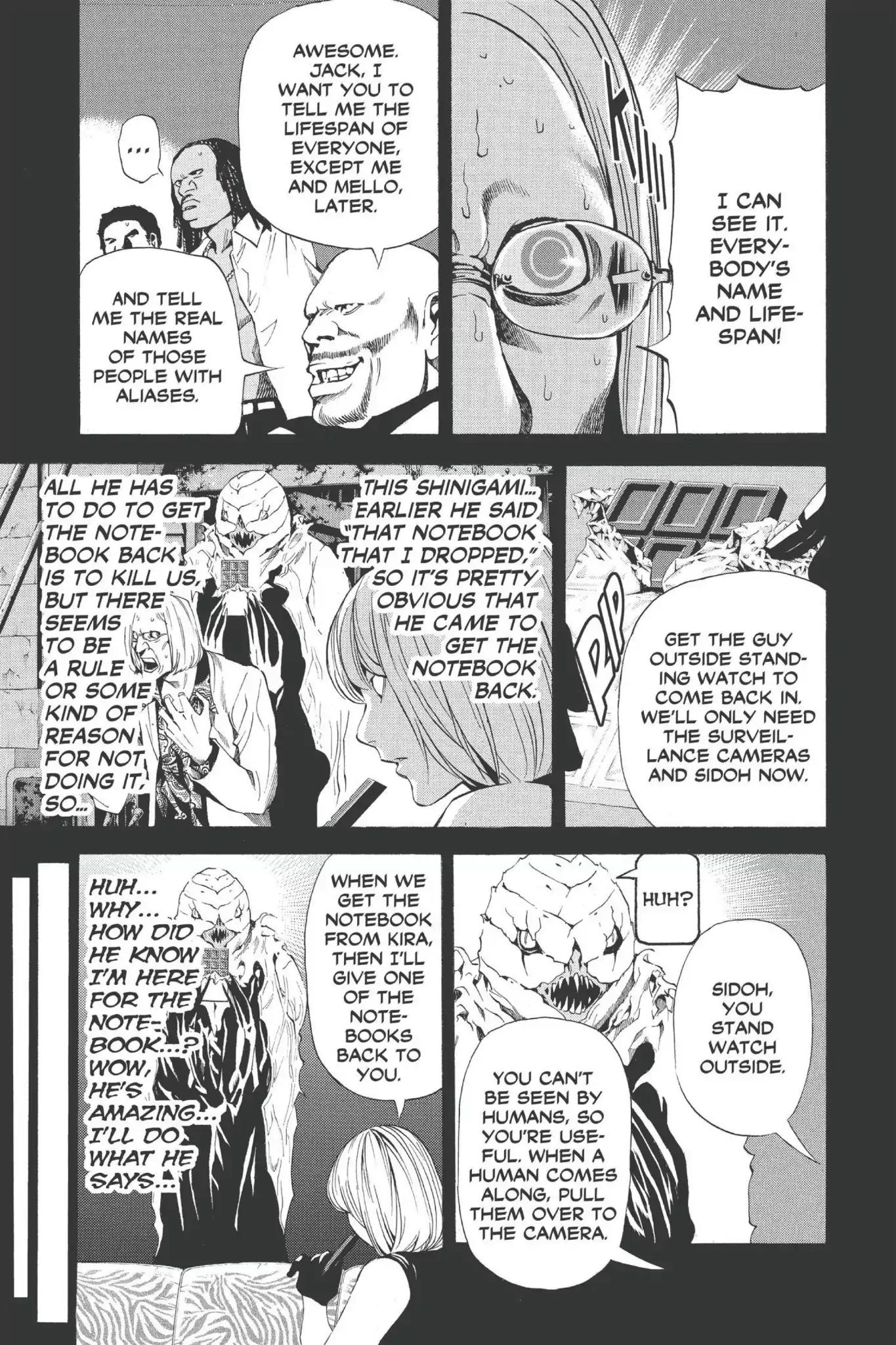 Death Note manga, chapter 70, page 13 of 24