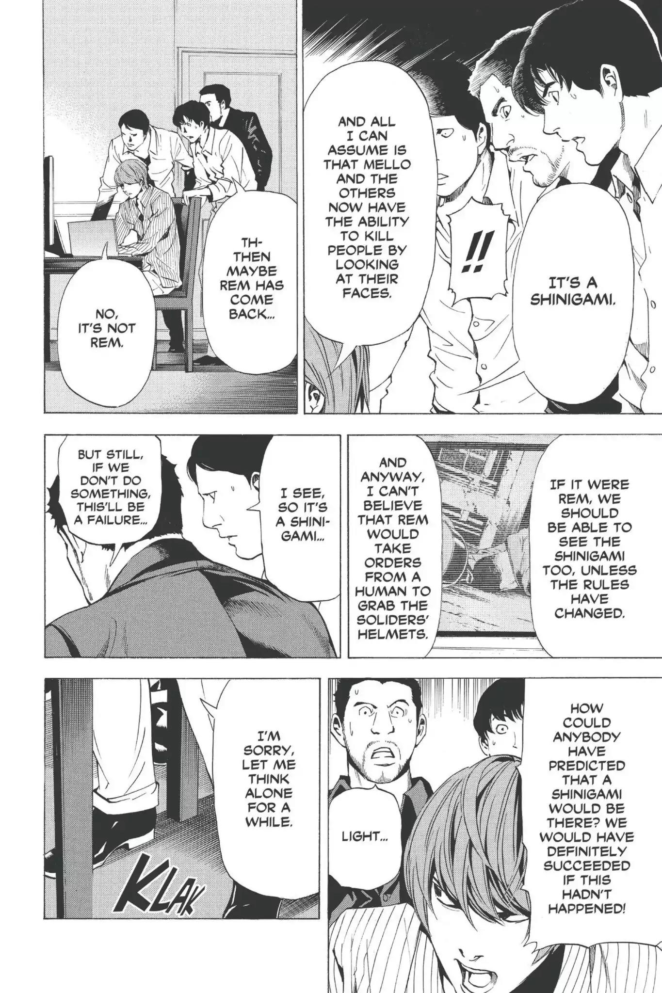 Death Note manga, chapter 70, page 16 of 24