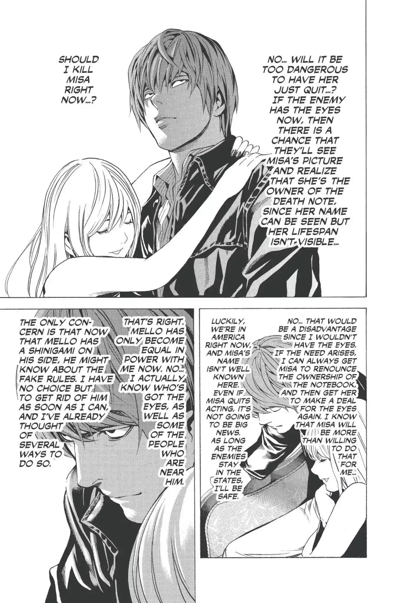 Death Note manga, chapter 70, page 19 of 24