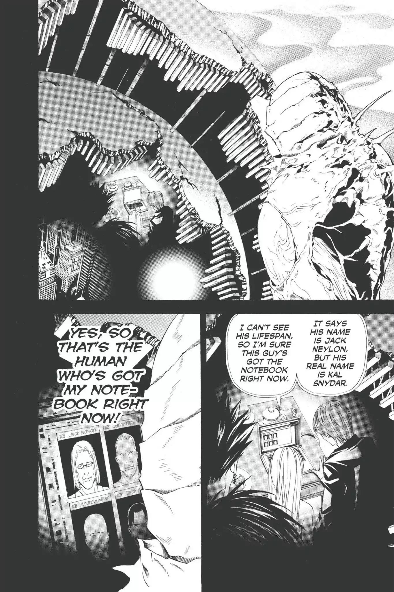 Death Note manga, chapter 70, page 2 of 24