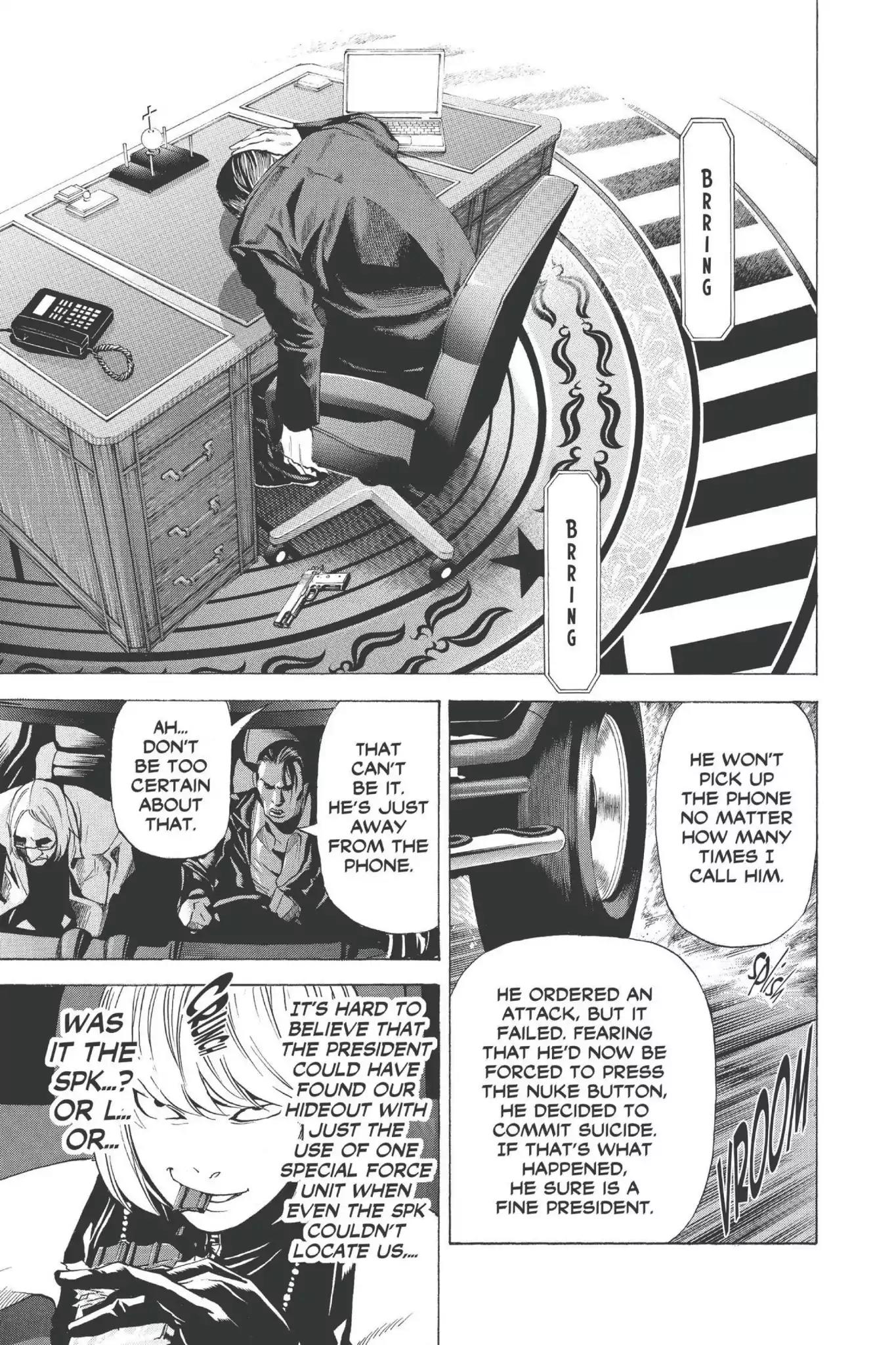 Death Note manga, chapter 70, page 21 of 24