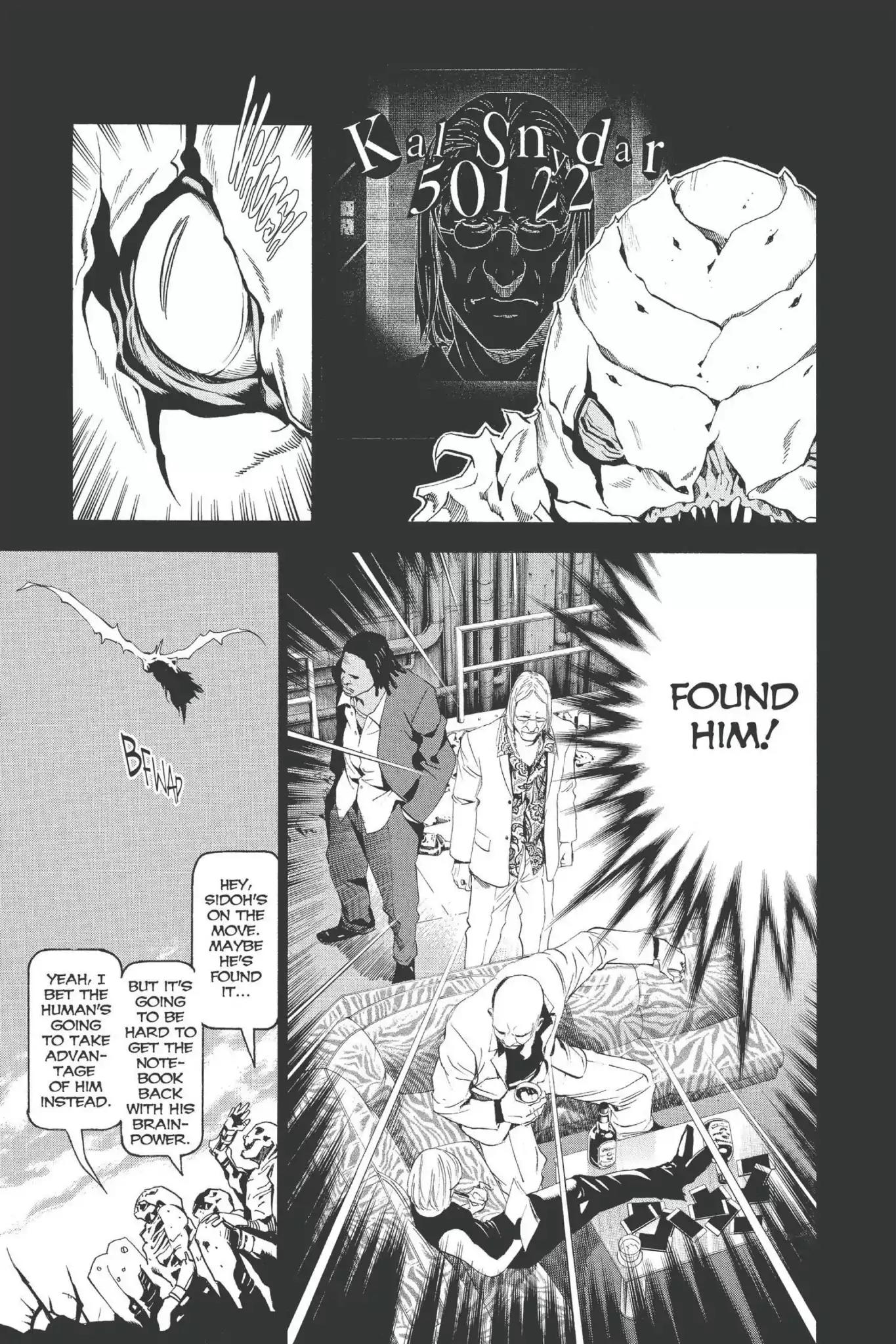 Death Note manga, chapter 70, page 3 of 24