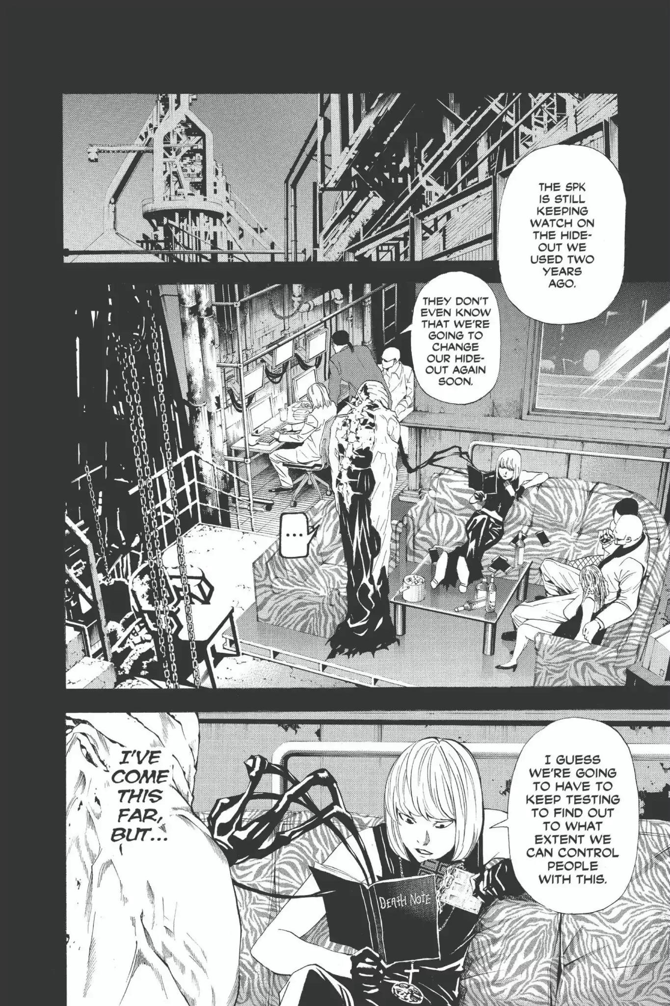 Death Note manga, chapter 70, page 4 of 24