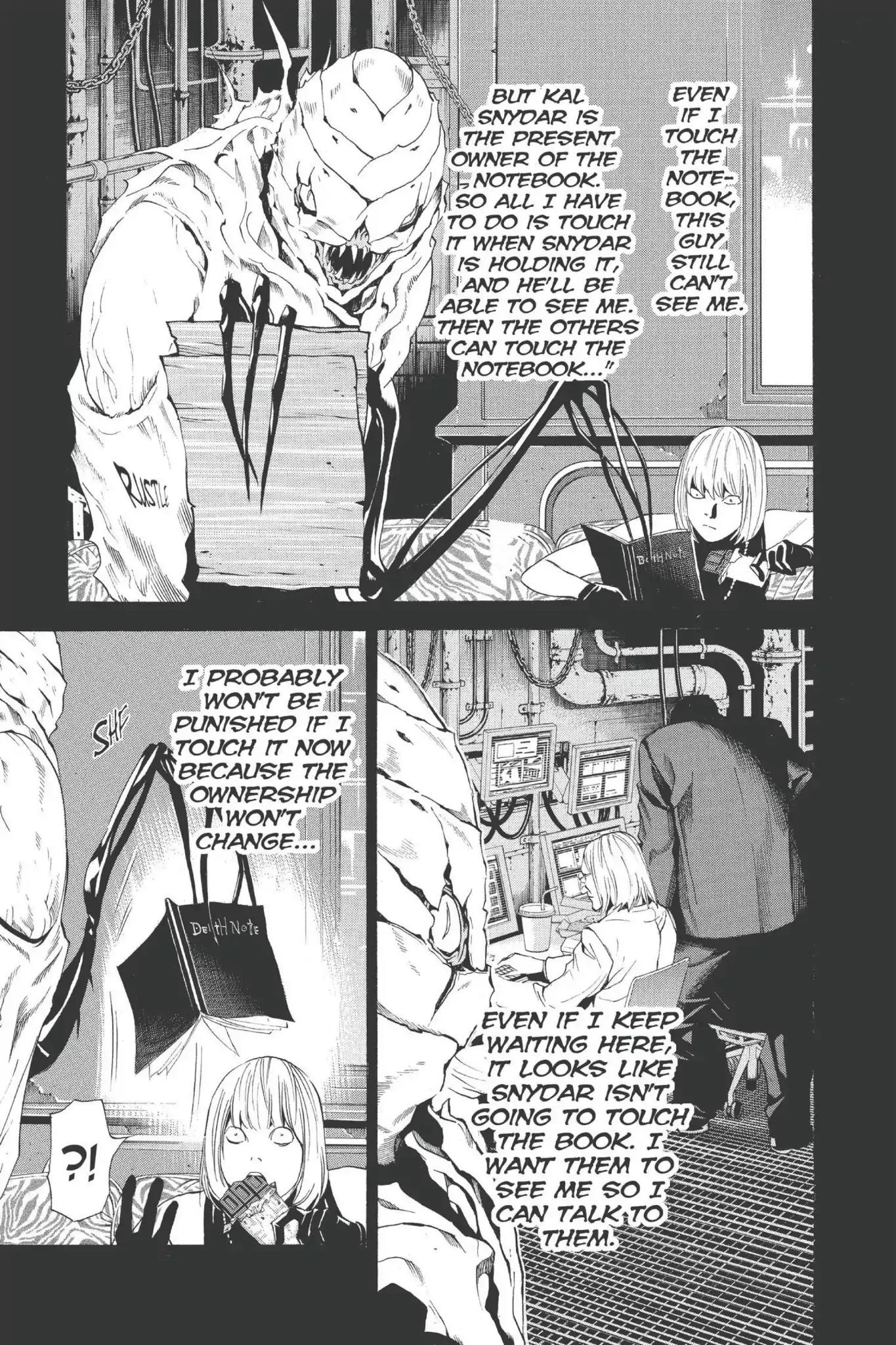 Death Note manga, chapter 70, page 5 of 24