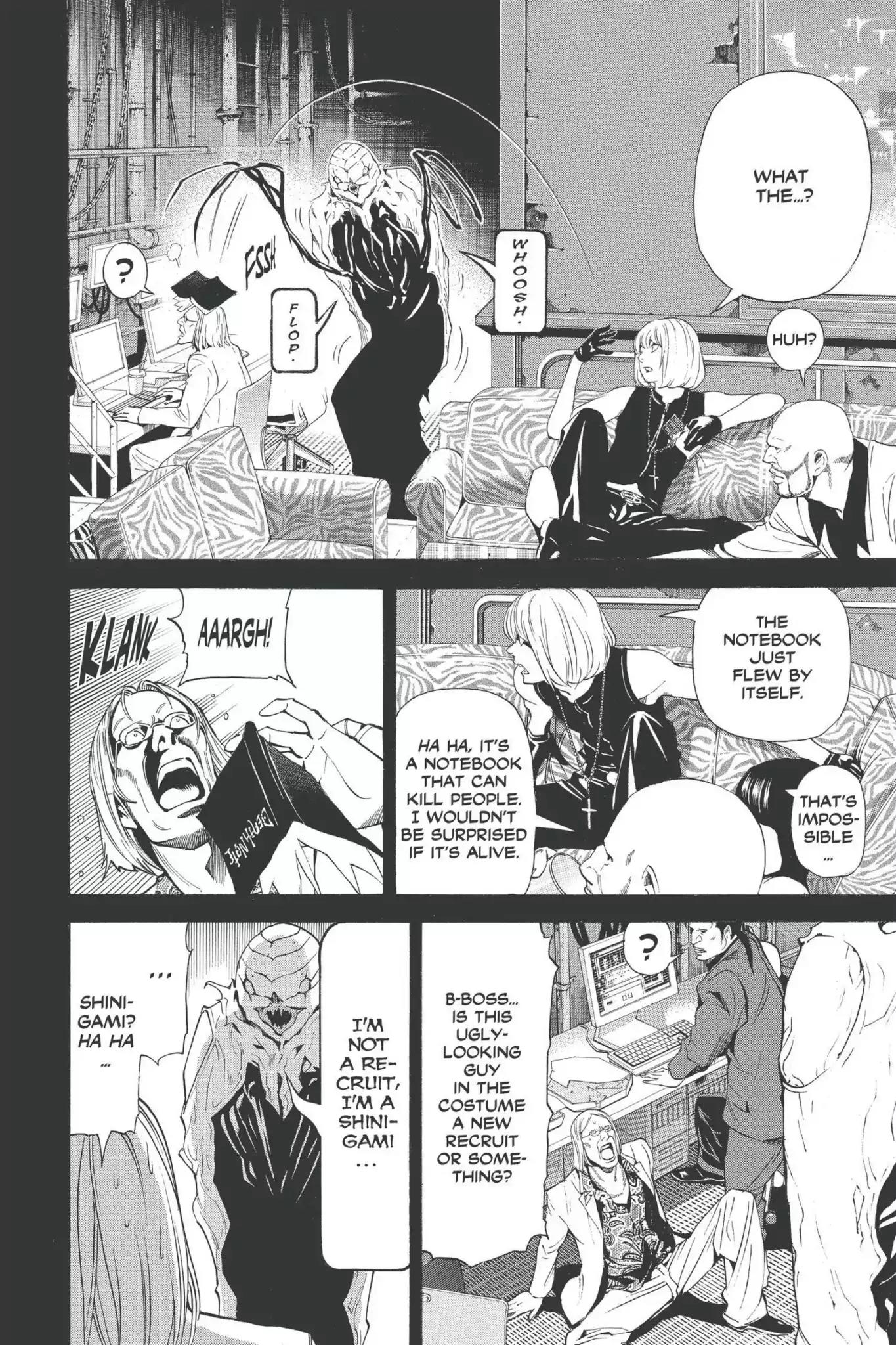 Death Note manga, chapter 70, page 6 of 24