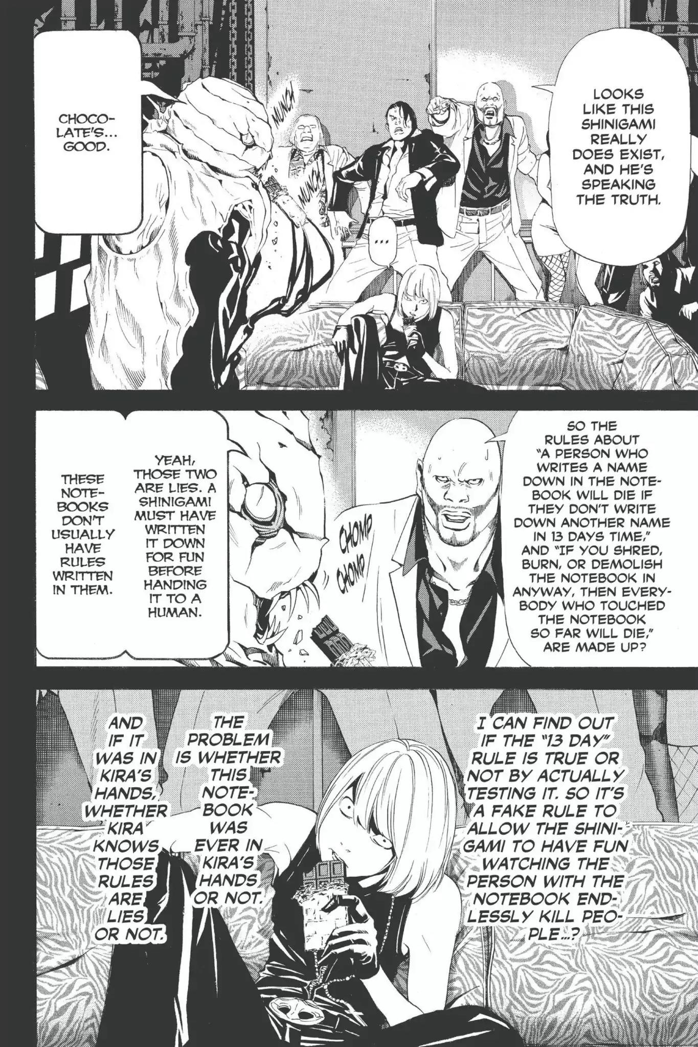 Death Note manga, chapter 70, page 8 of 24