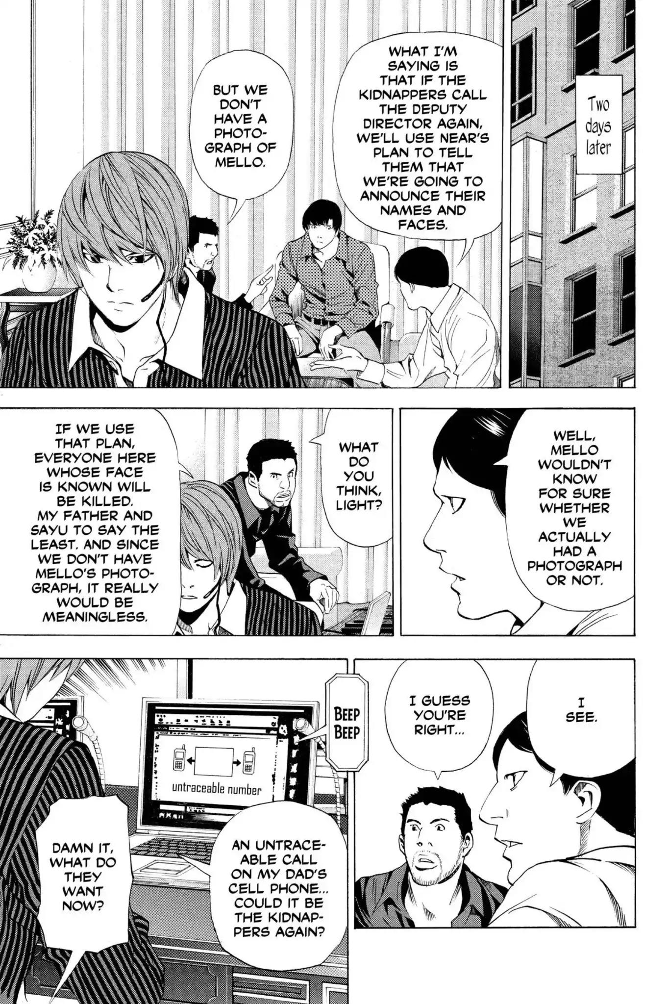 Death Note Chapter 71 page 18 - Chapter 71: Contact