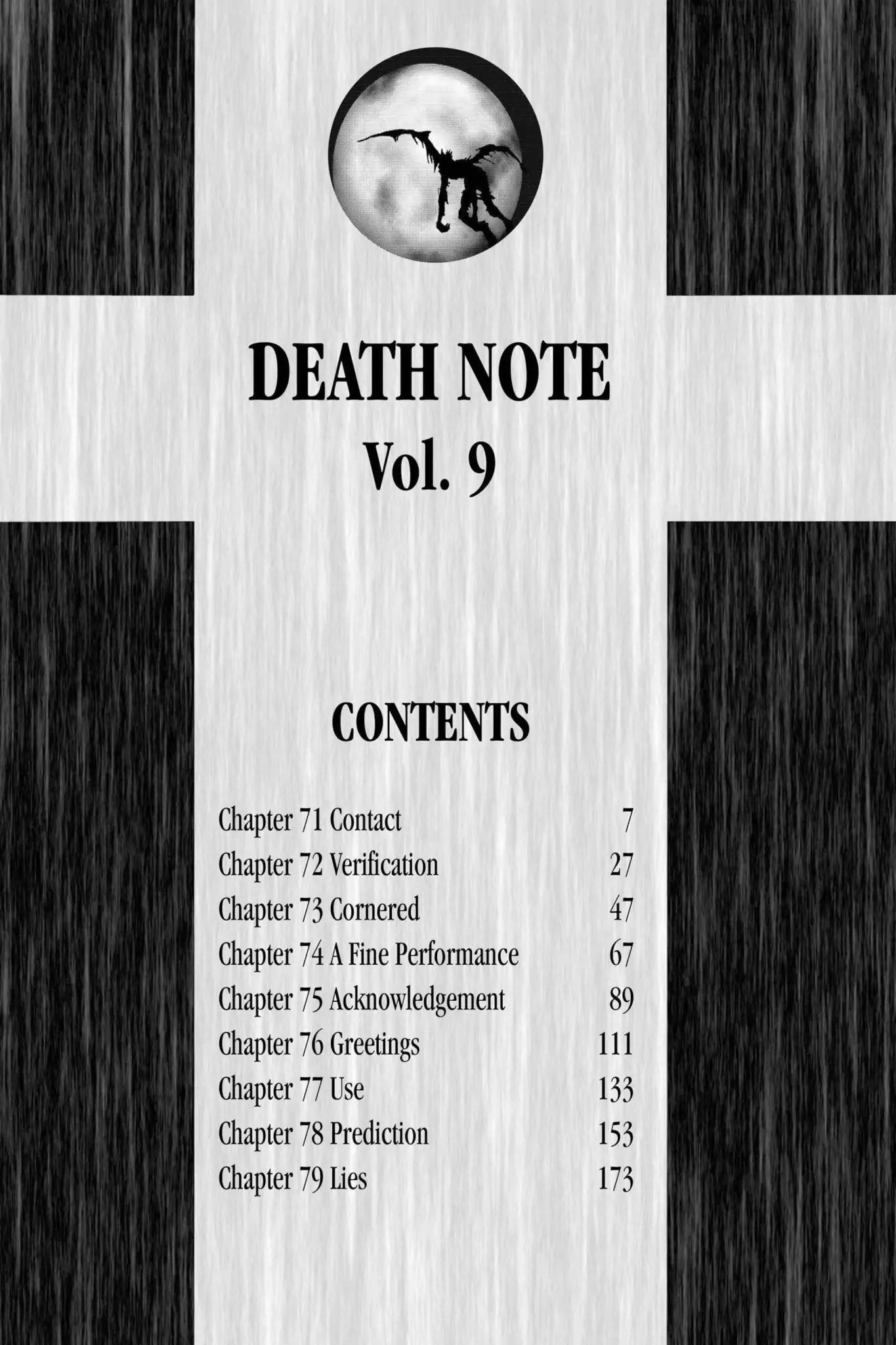 Death Note Chapter 71 page 7 - Chapter 71: Contact