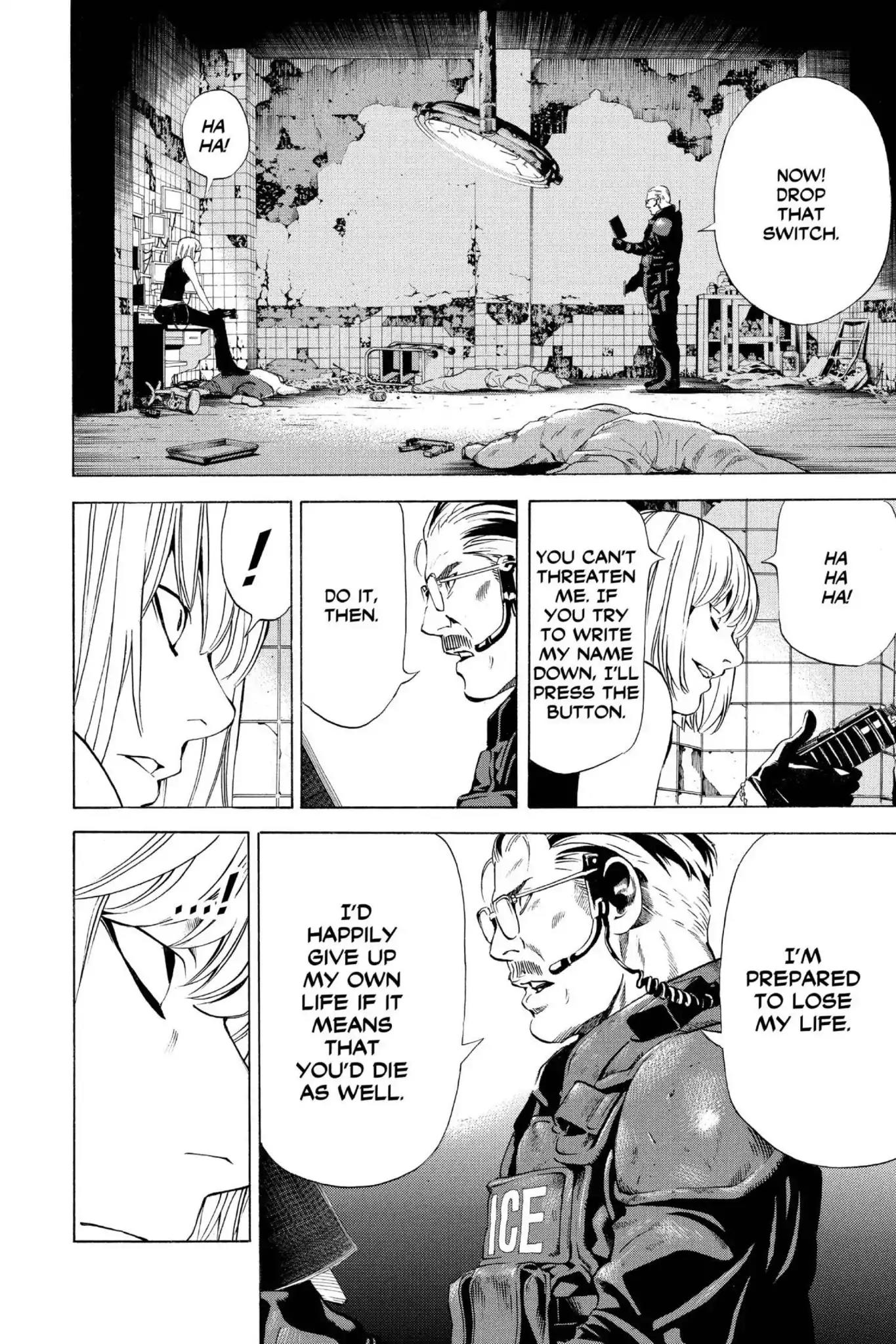 Death Note manga, chapter 73, page 18 of 20