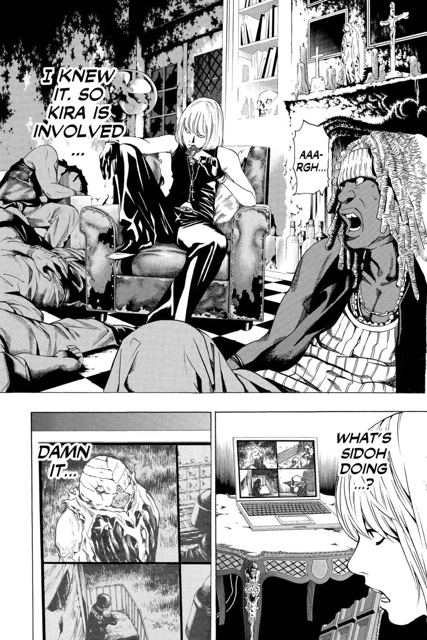 Death Note manga, chapter 73, page 2 of 20