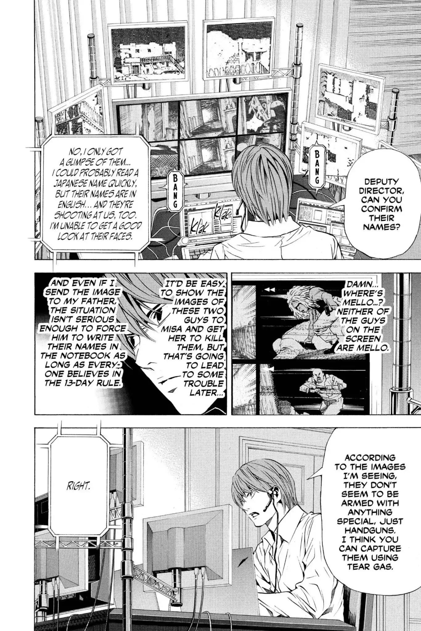 Death Note manga, chapter 73, page 6 of 20