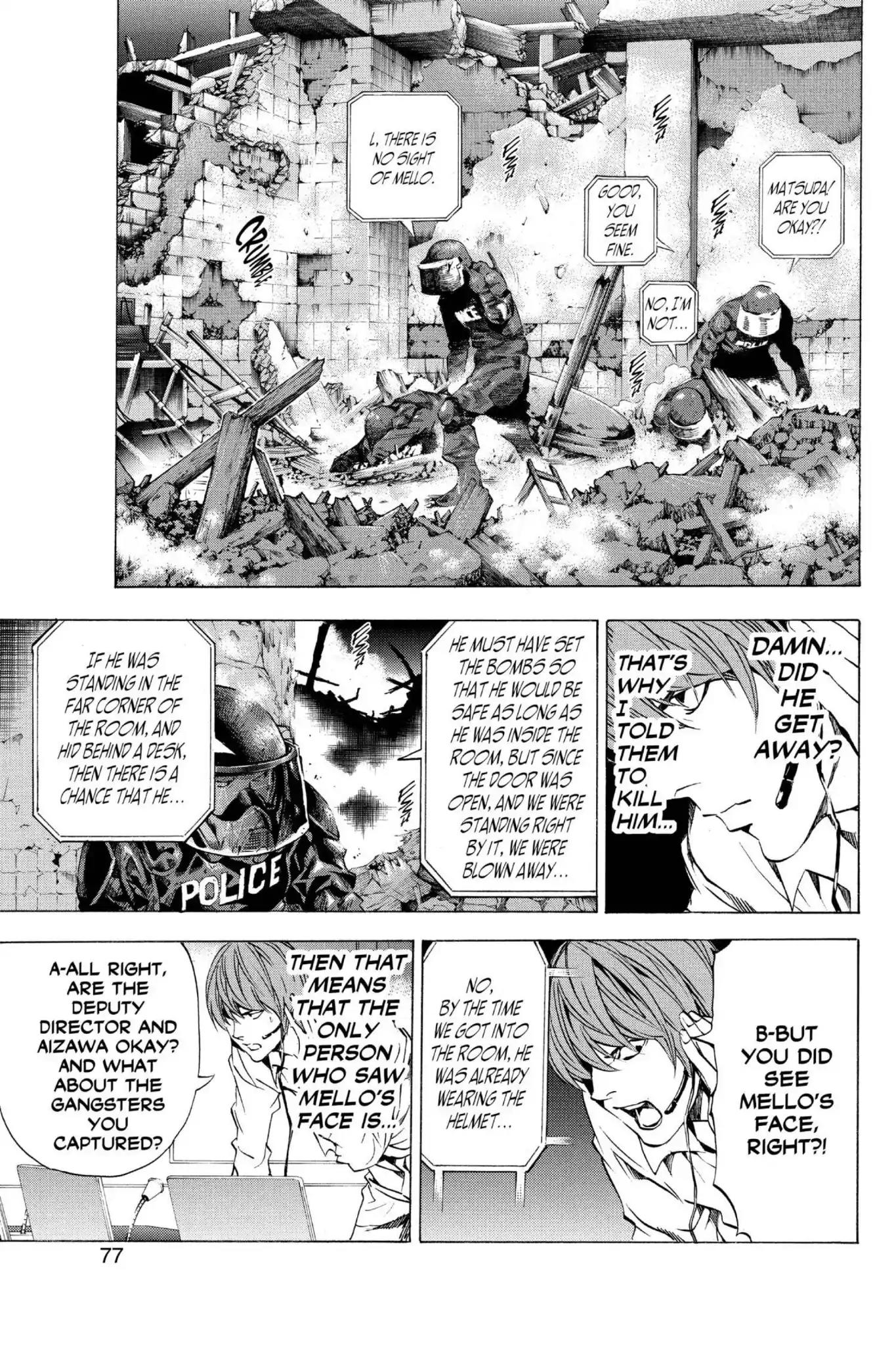 Death Note Chapter 74 page 11 - Chapter 74: A Fine Performance