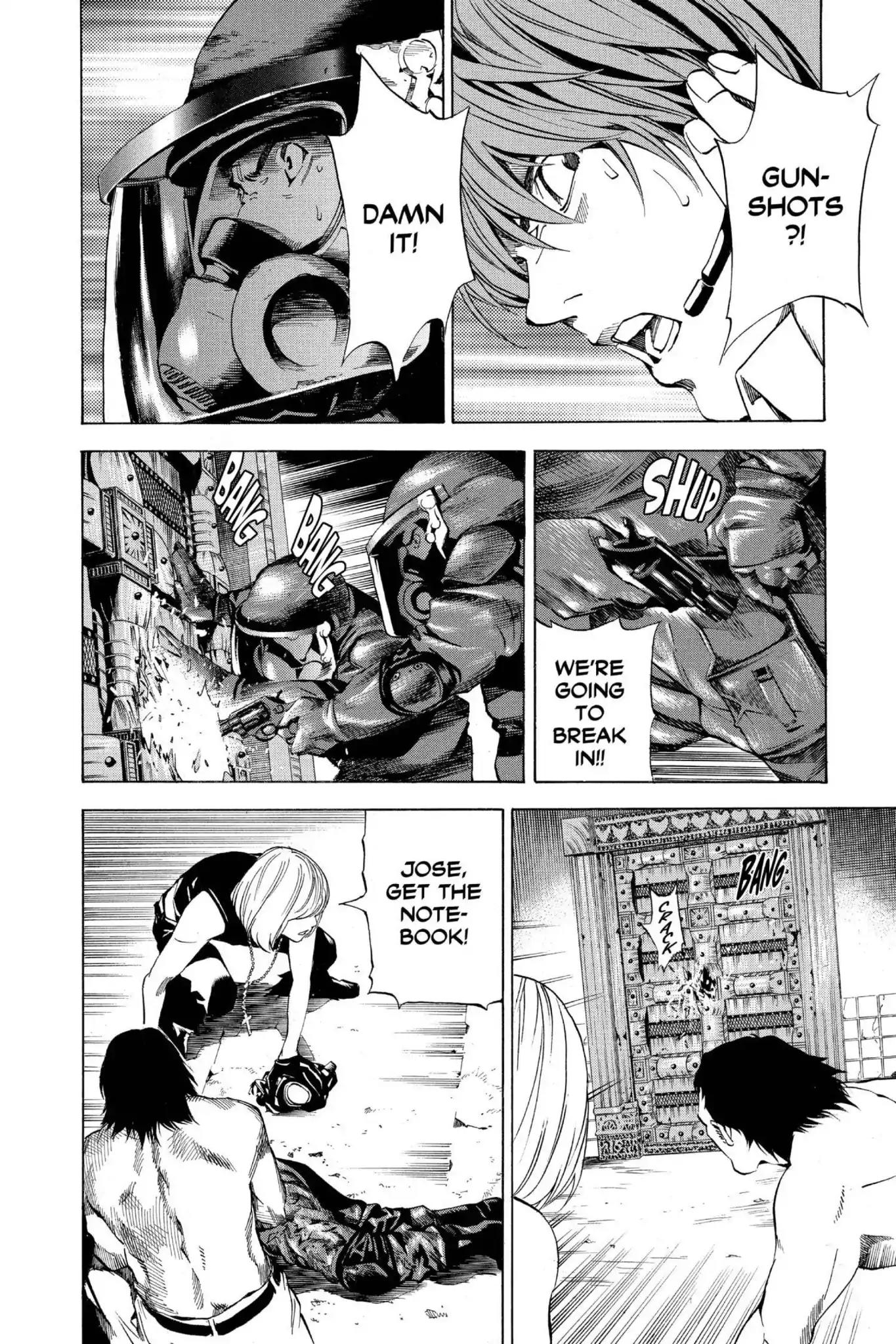 Death Note Chapter 74 page 6 - Chapter 74: A Fine Performance