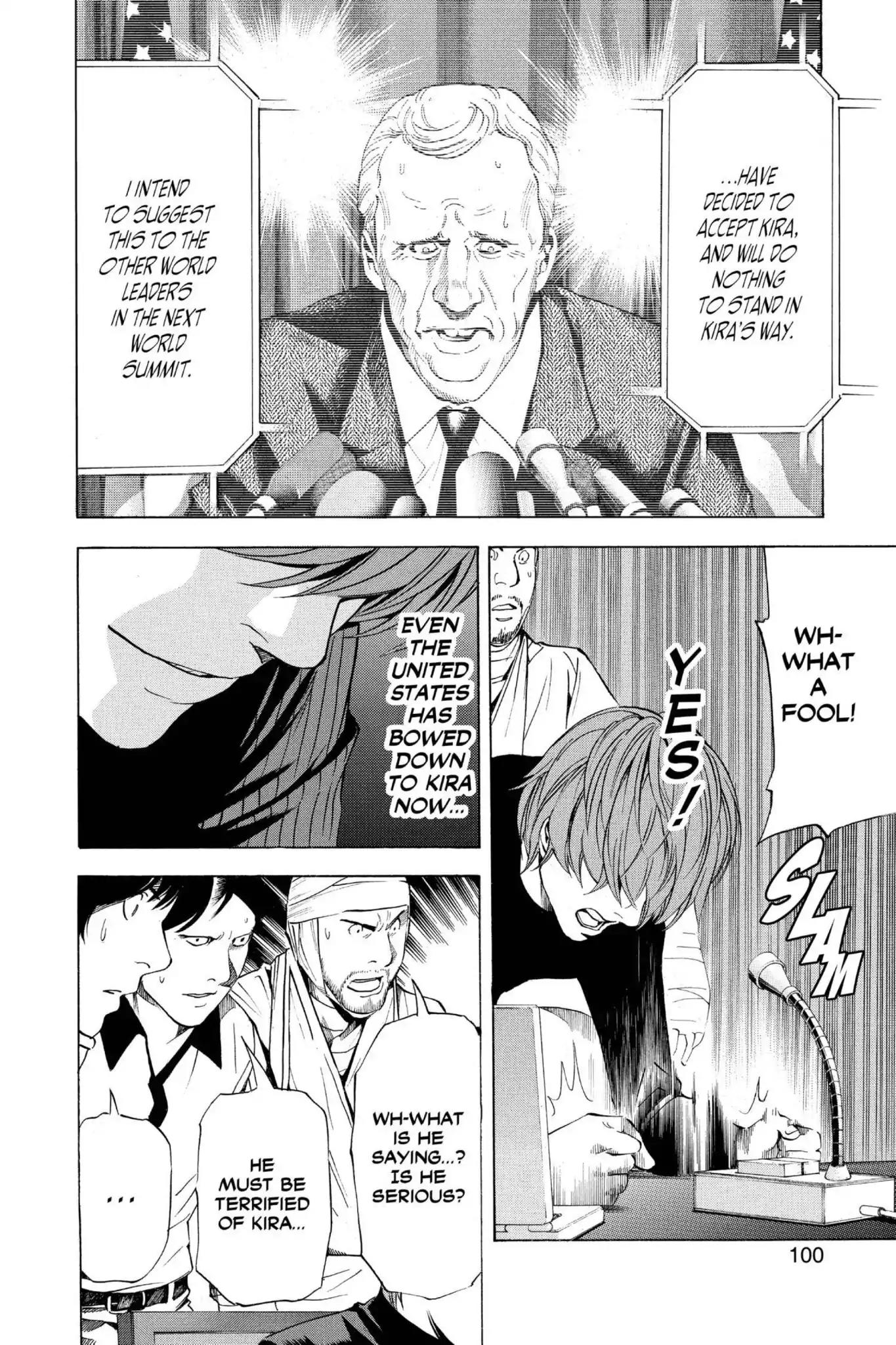 Death Note manga, chapter 75, page 12 of 22