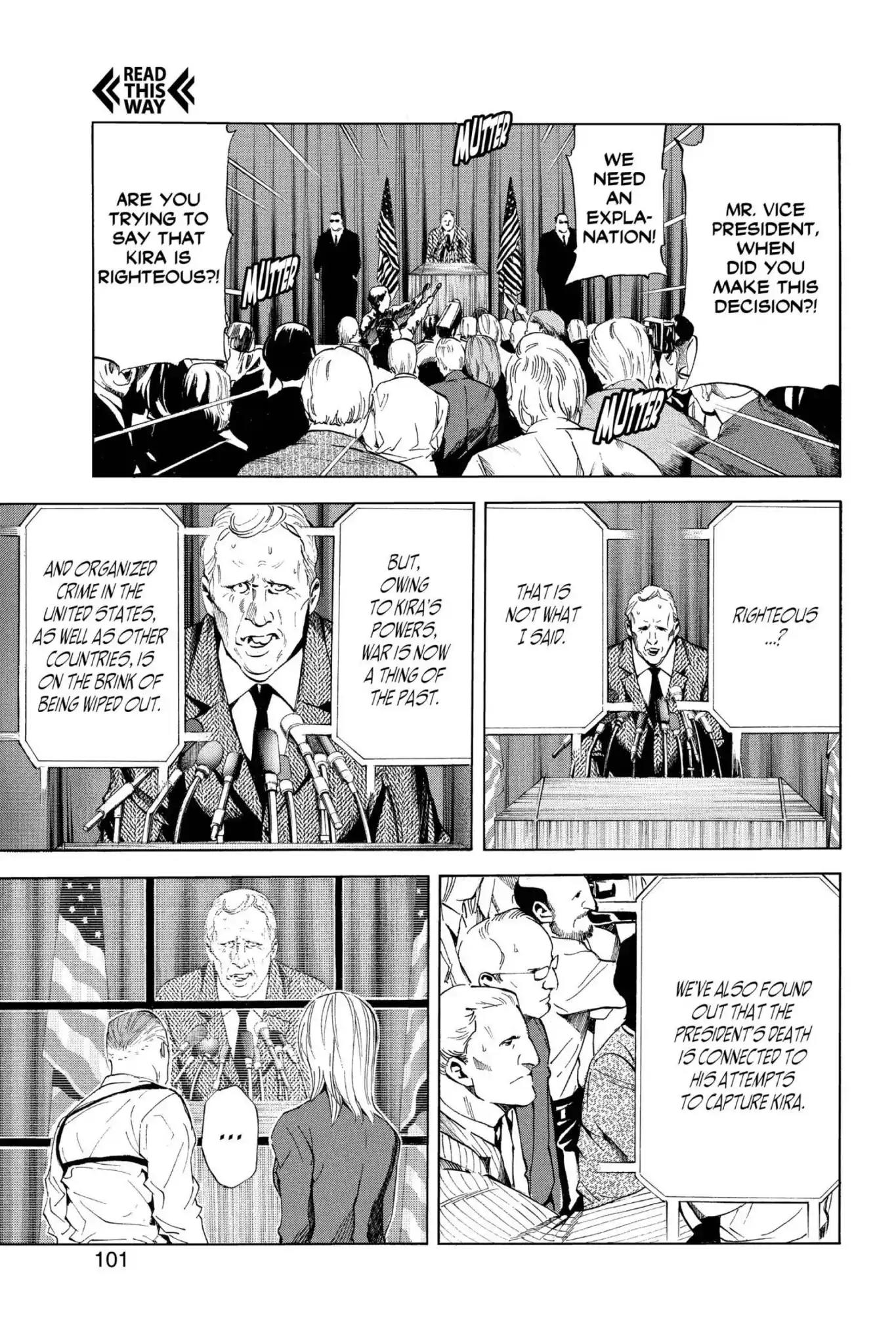 Death Note manga, chapter 75, page 13 of 22