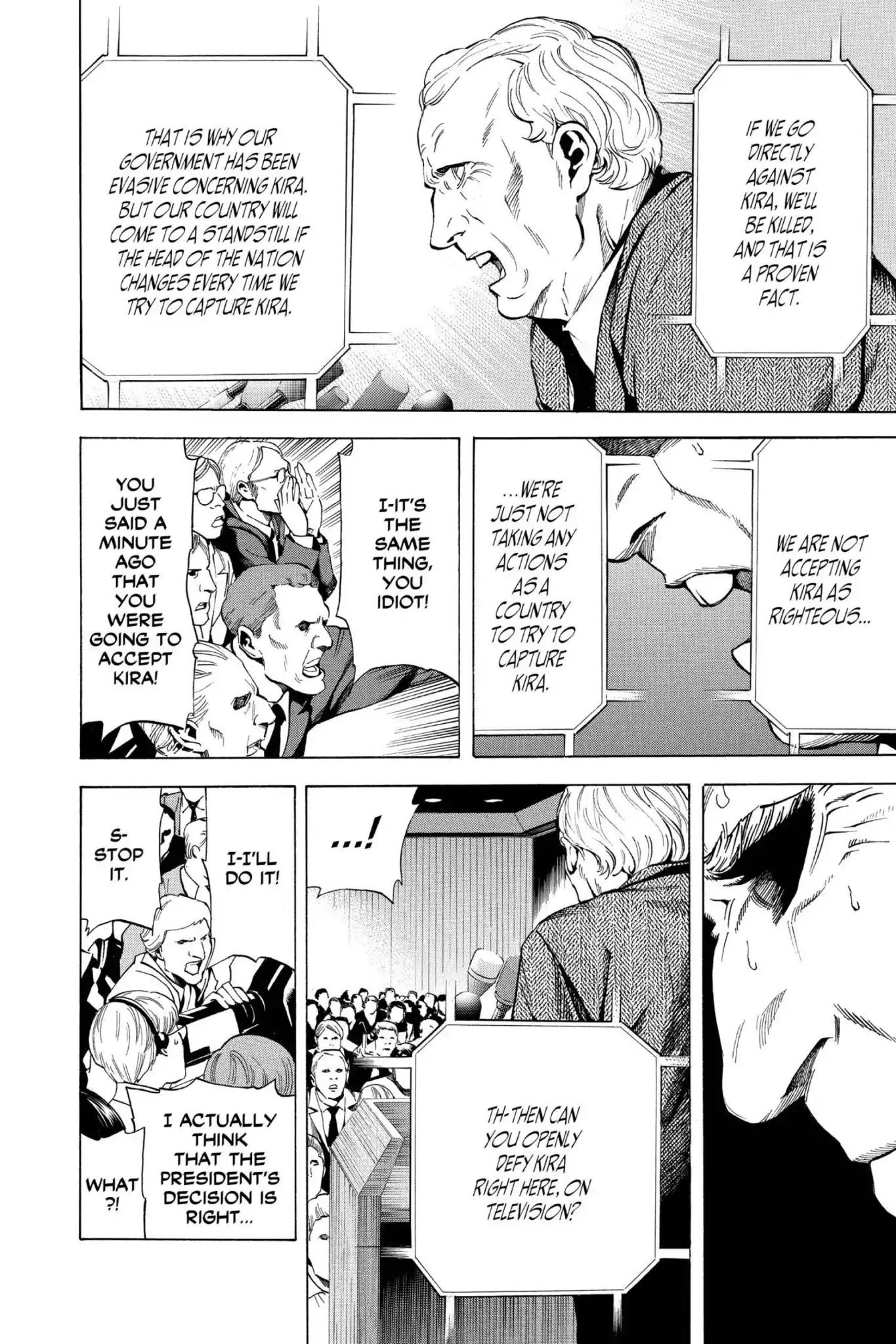 Death Note manga, chapter 75, page 14 of 22