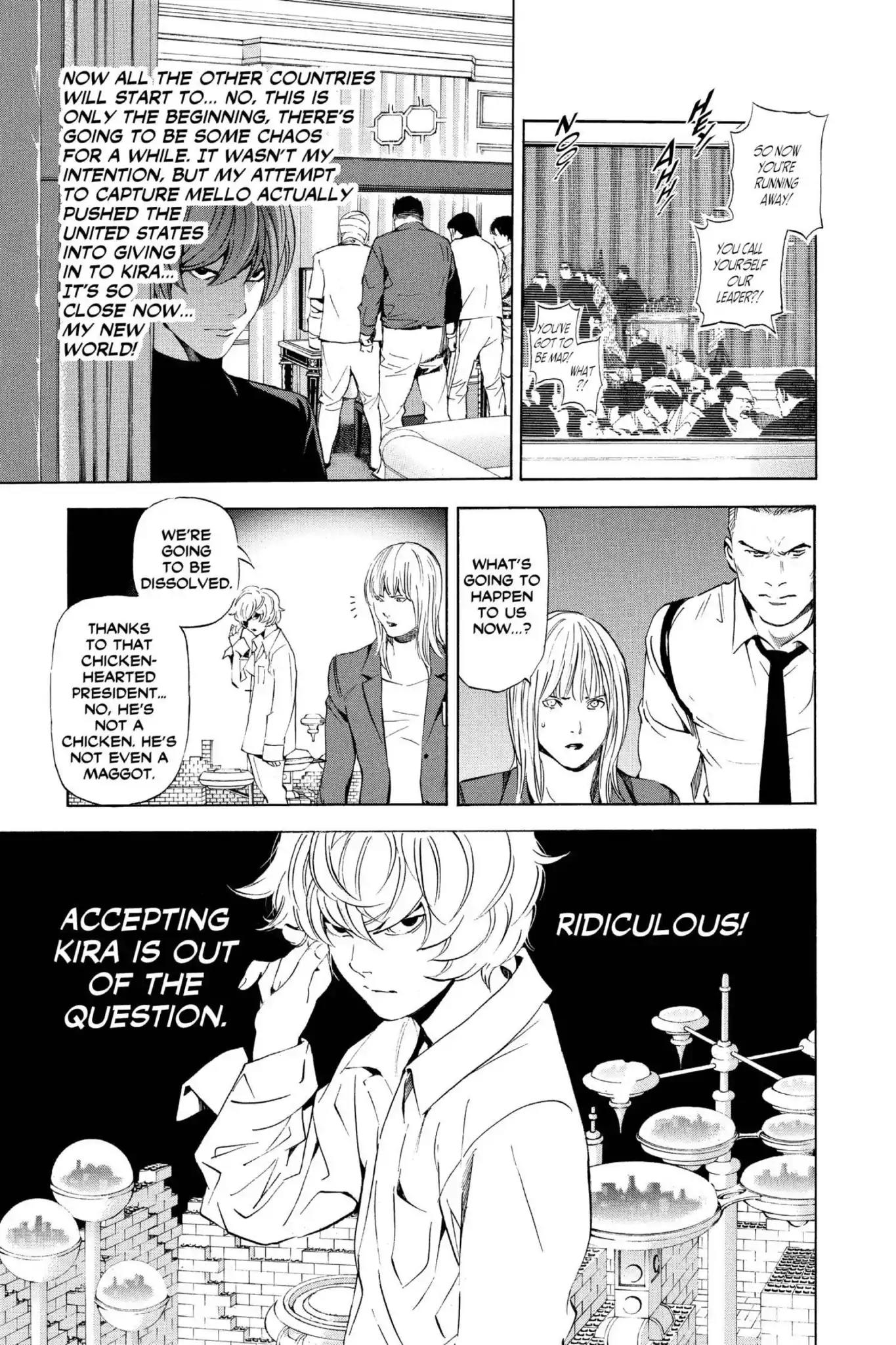 Death Note manga, chapter 75, page 15 of 22