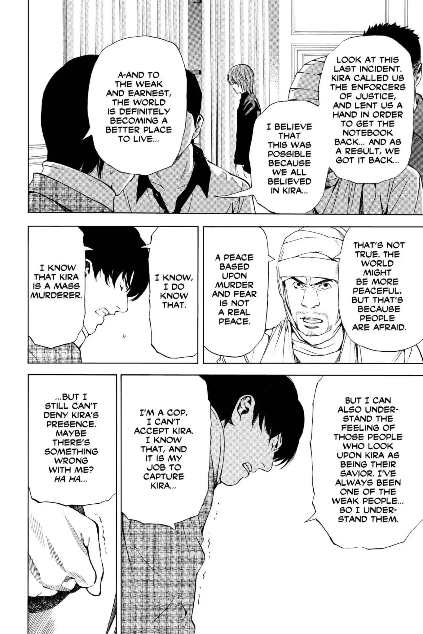 Death Note manga, chapter 75, page 18 of 22