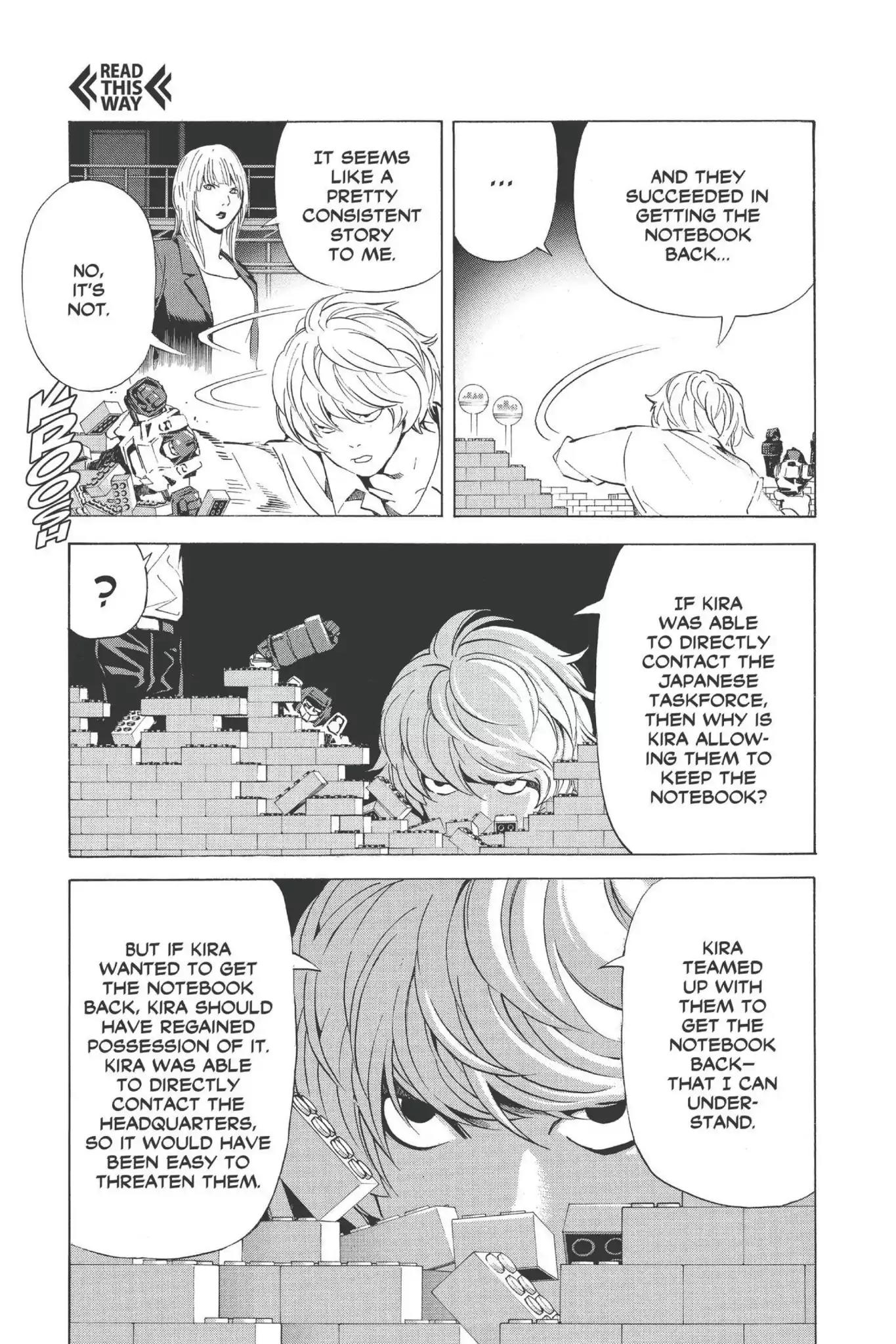 Death Note manga, chapter 75, page 5 of 22