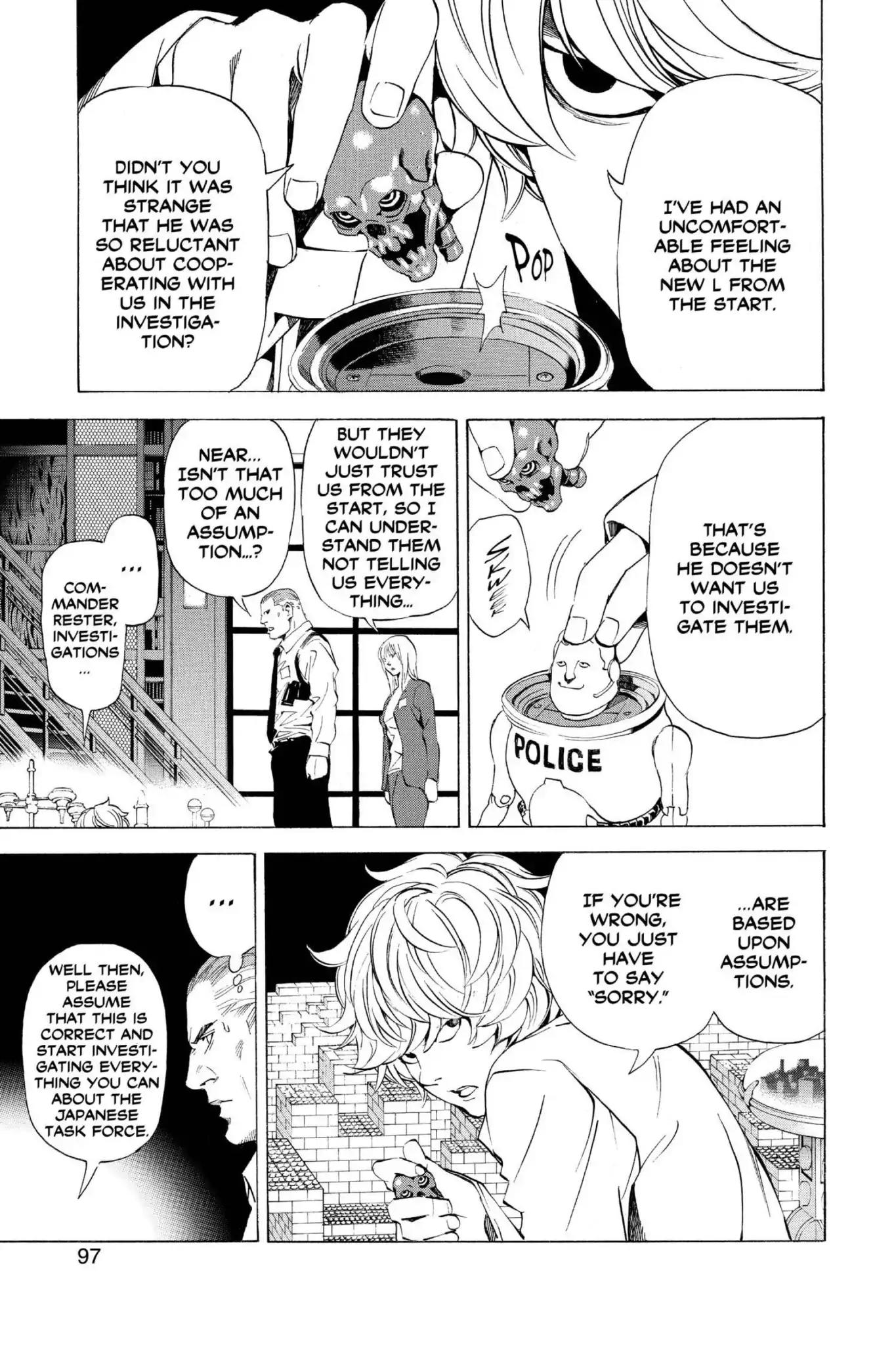 Death Note manga, chapter 75, page 9 of 22