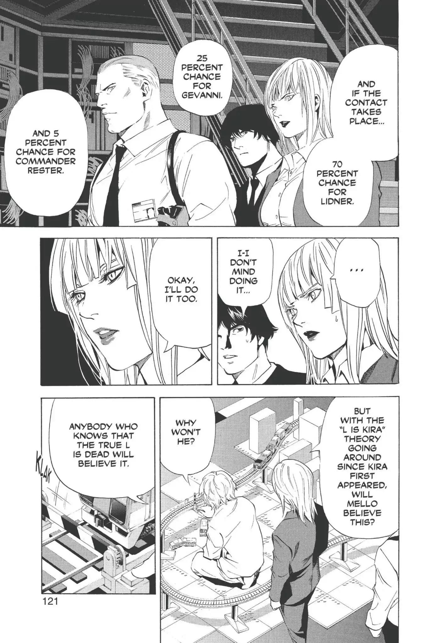 Death Note manga, chapter 76, page 11 of 22
