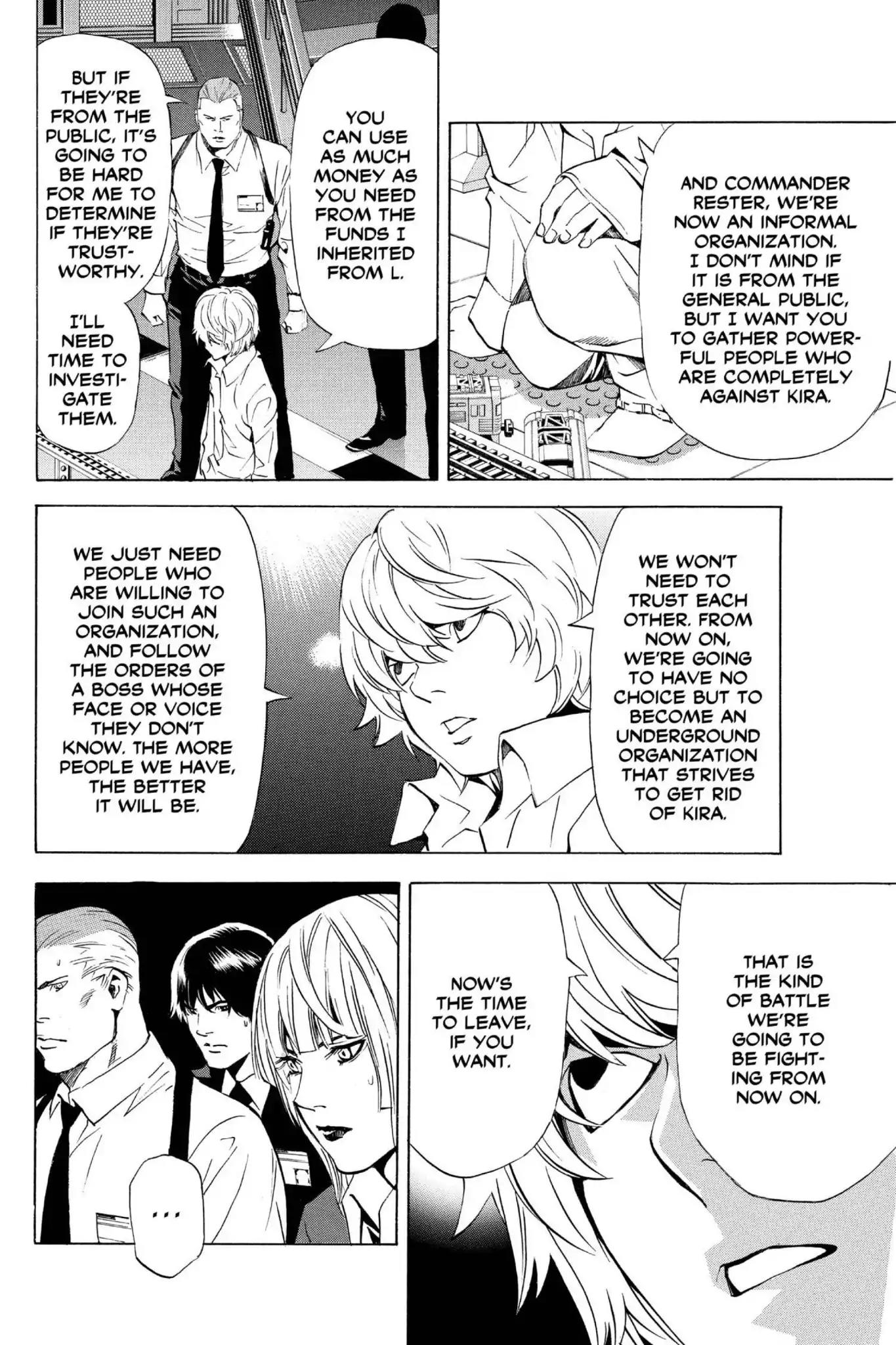 Death Note manga, chapter 76, page 12 of 22