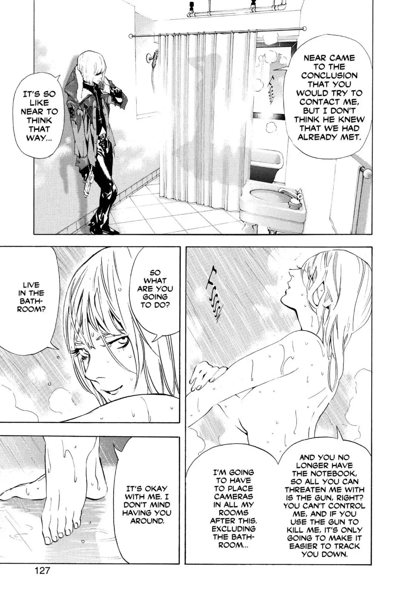 Death Note manga, chapter 76, page 17 of 22