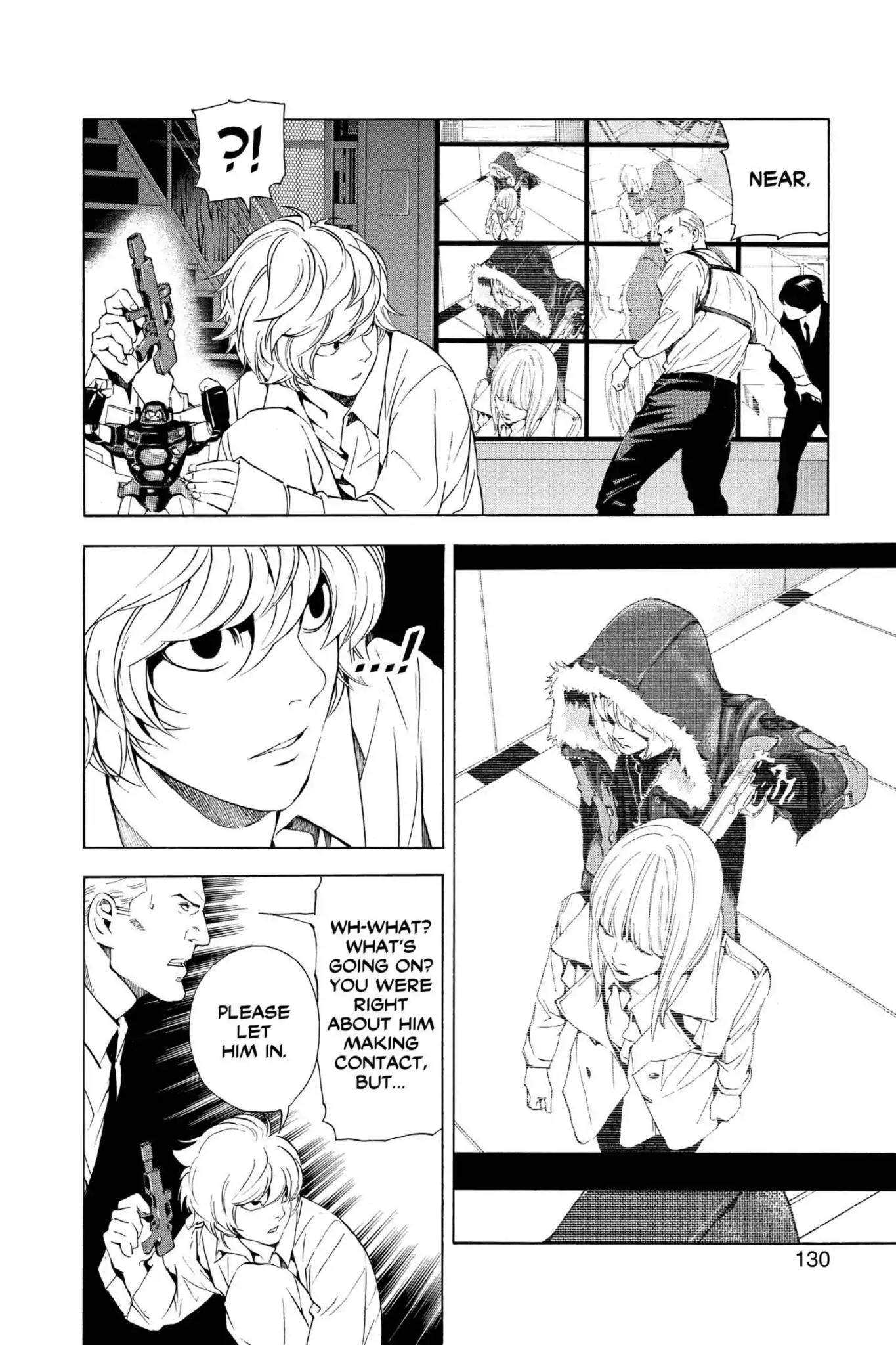 Death Note manga, chapter 76, page 20 of 22