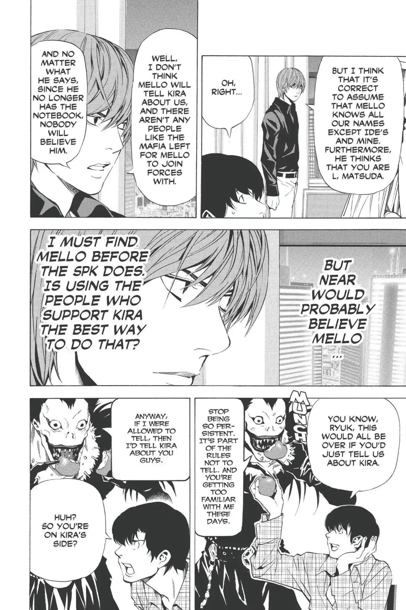 Death Note manga, chapter 76, page 4 of 22