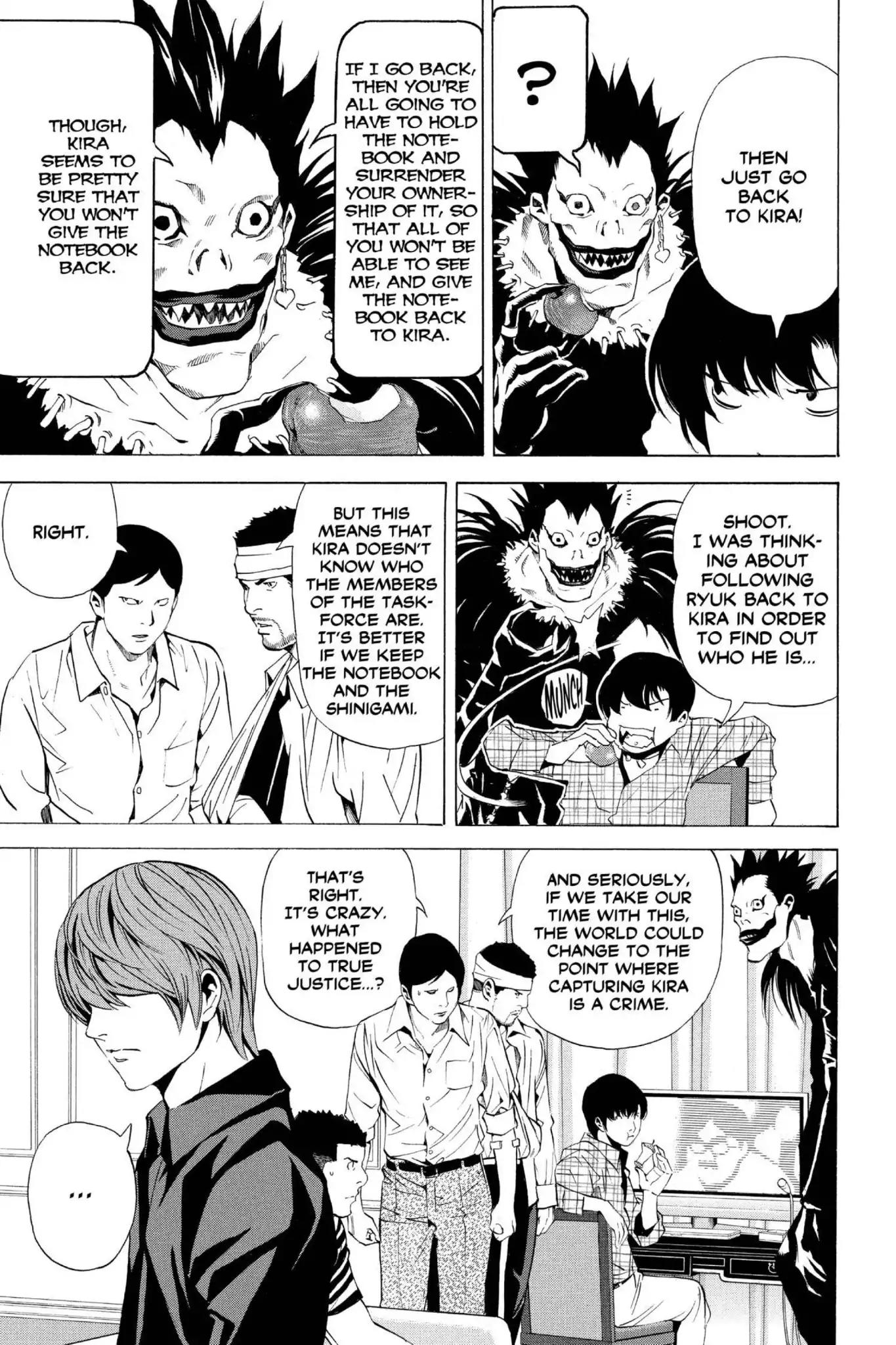 Death Note manga, chapter 76, page 5 of 22