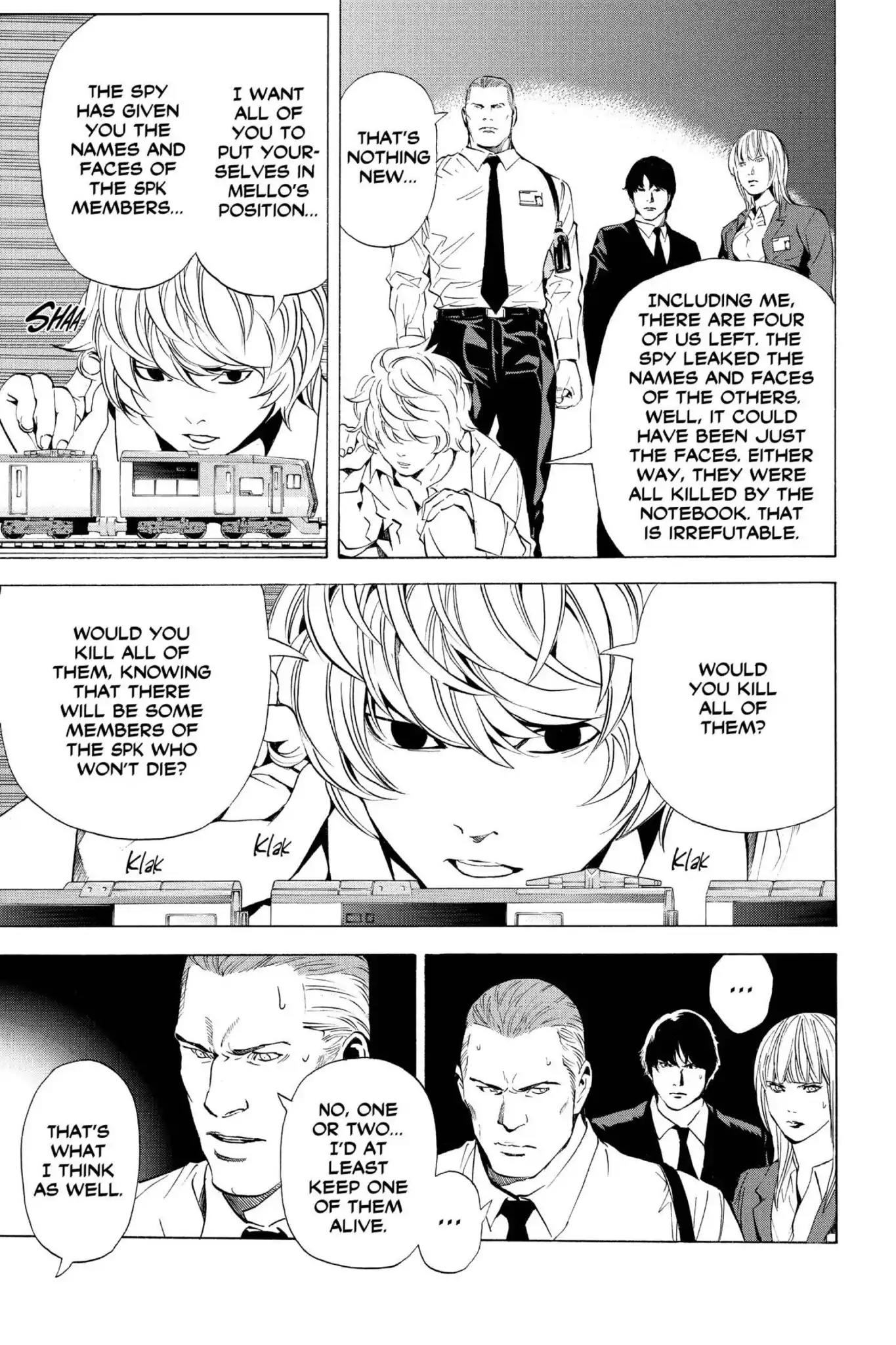 Death Note manga, chapter 76, page 7 of 22