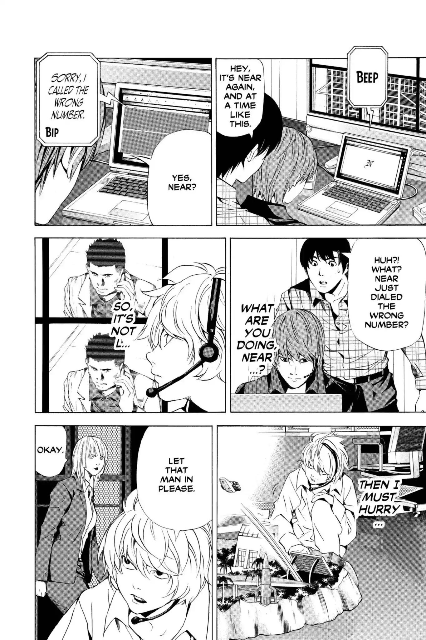 Death Note manga, chapter 79, page 10 of 22