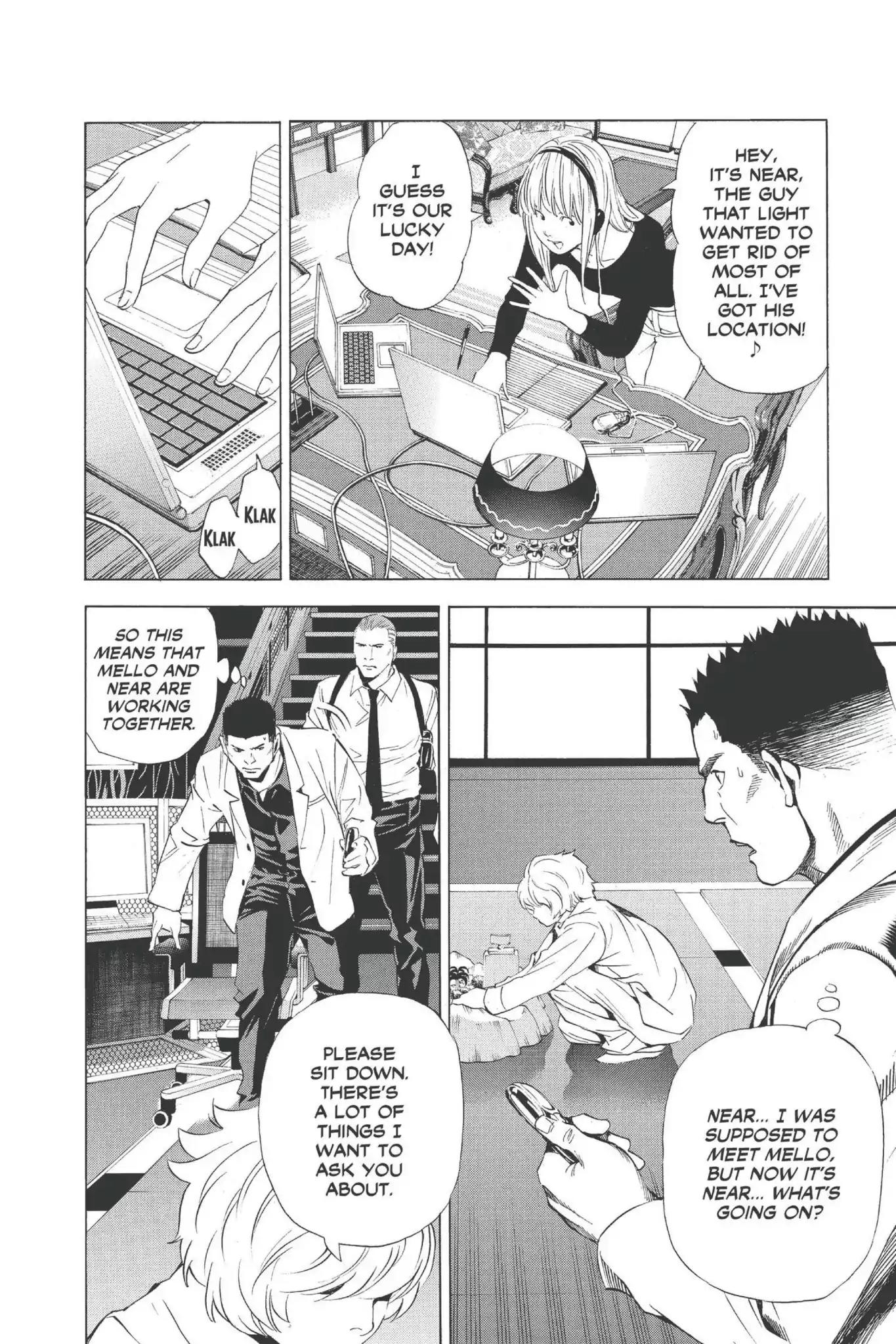 Death Note manga, chapter 79, page 12 of 22