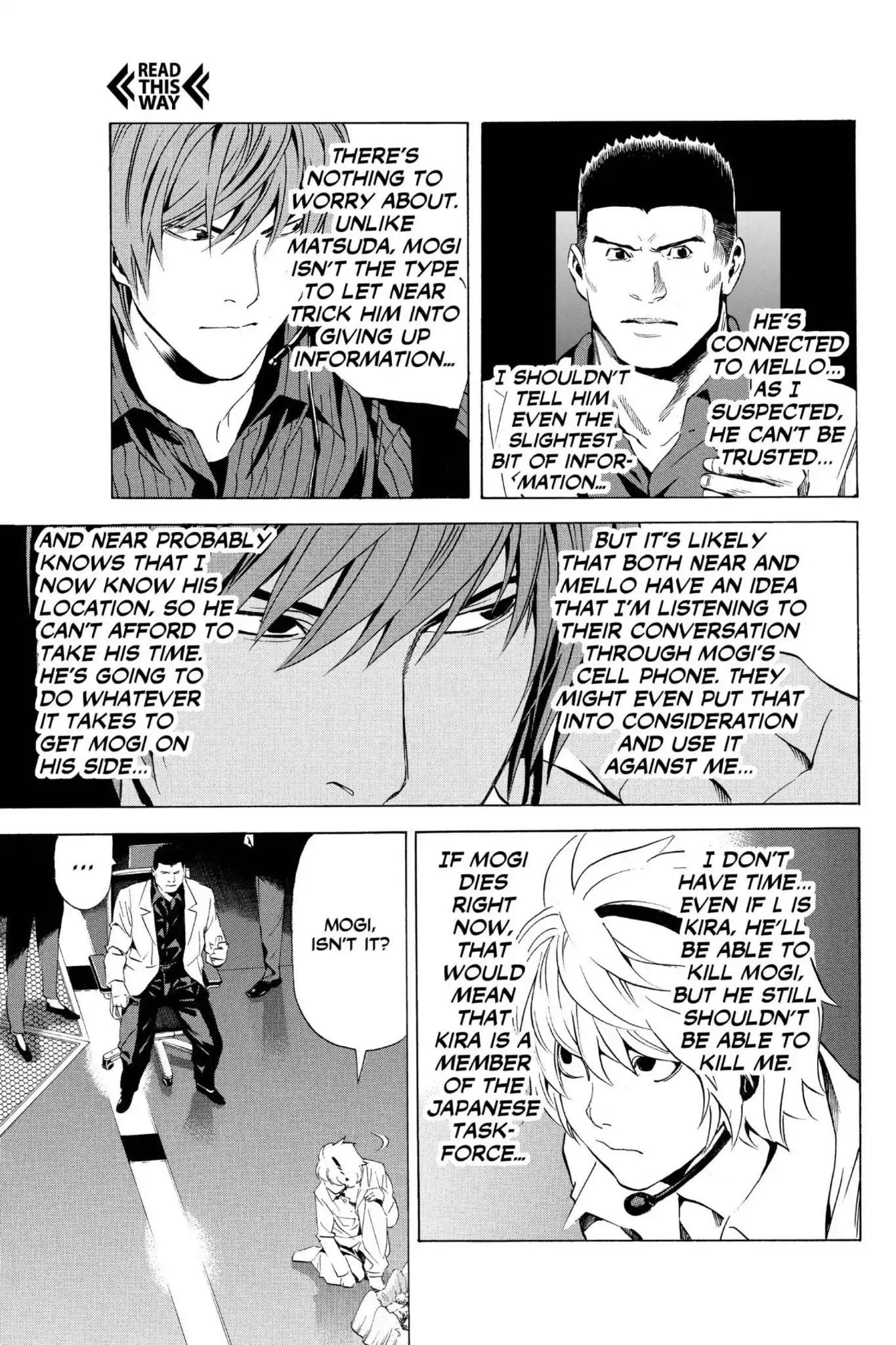 Death Note manga, chapter 79, page 13 of 22
